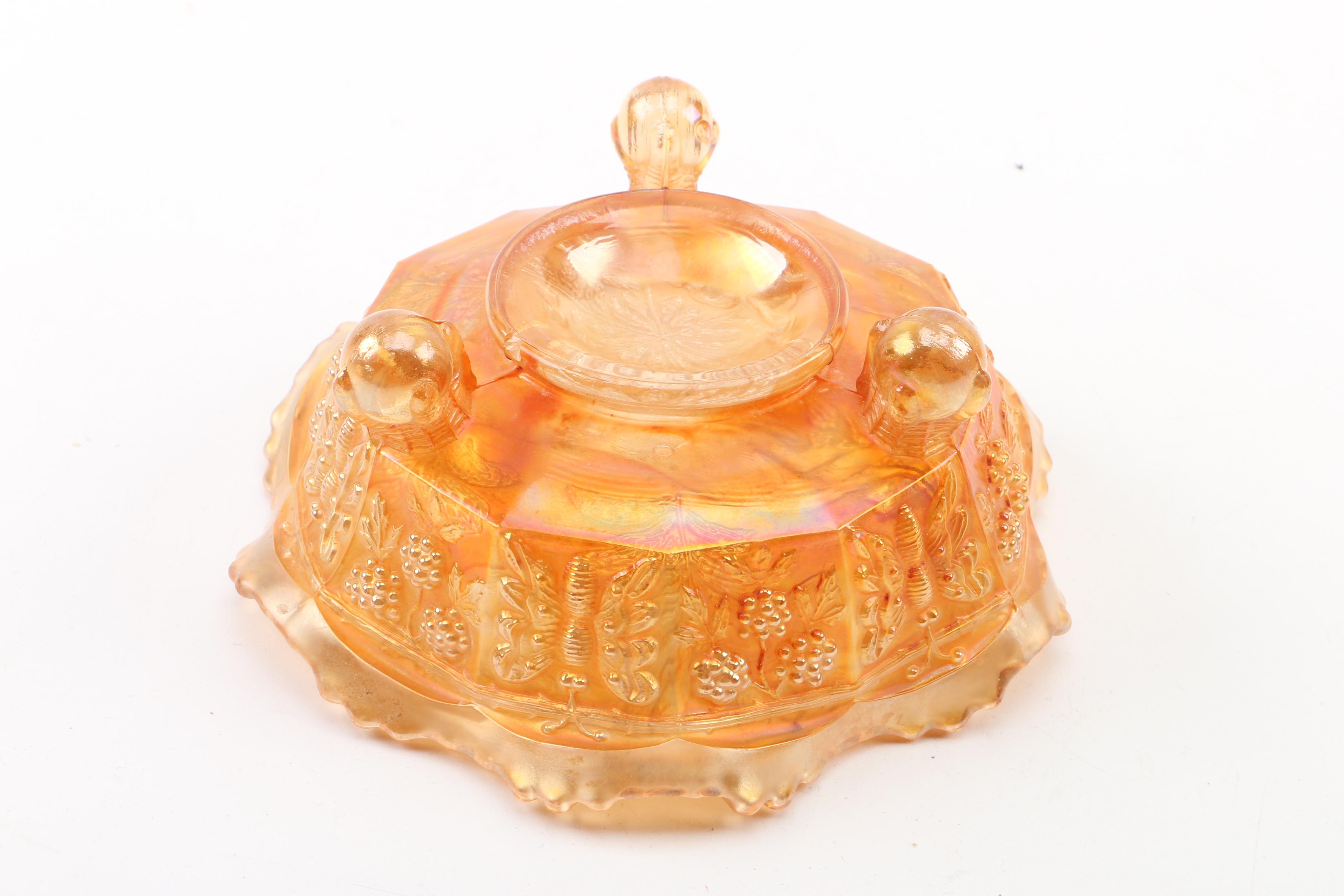 Imperial Glass-Ohio "Open Rose" Bowls, Circa 1910-1920