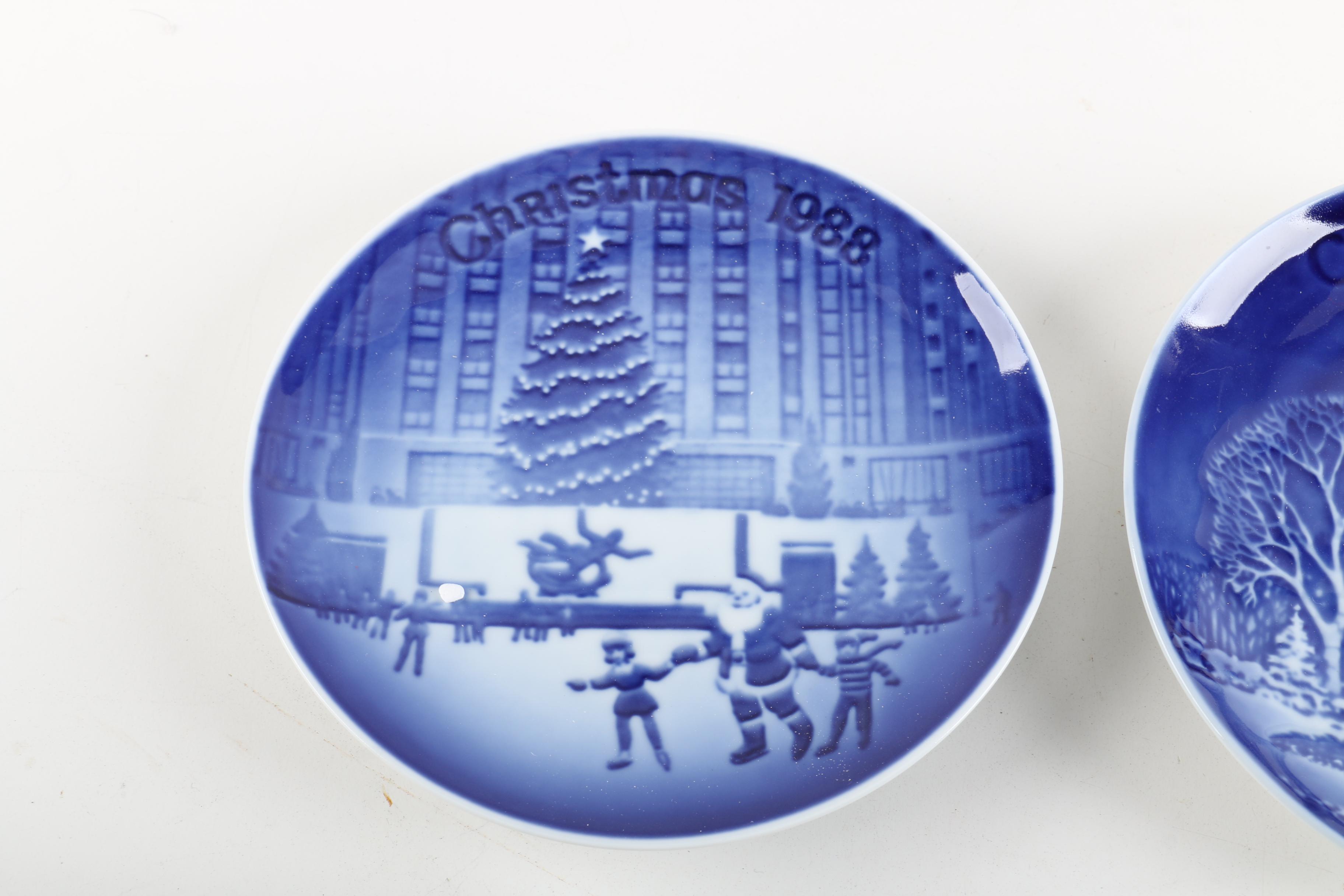 Bing & Grøndahl "Christmas in America" Series Porcelain Plates
