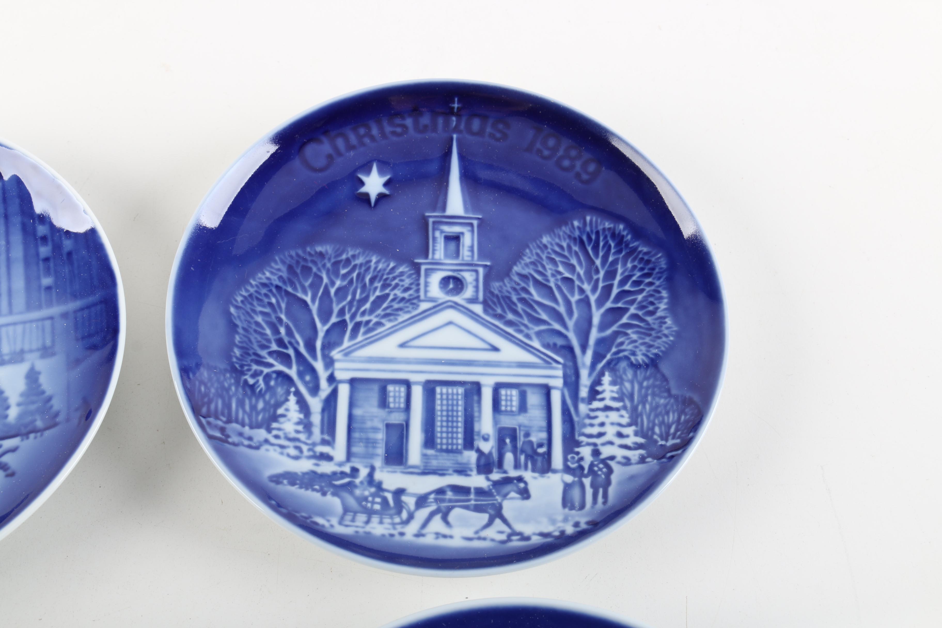 Bing & Grøndahl "Christmas in America" Series Porcelain Plates