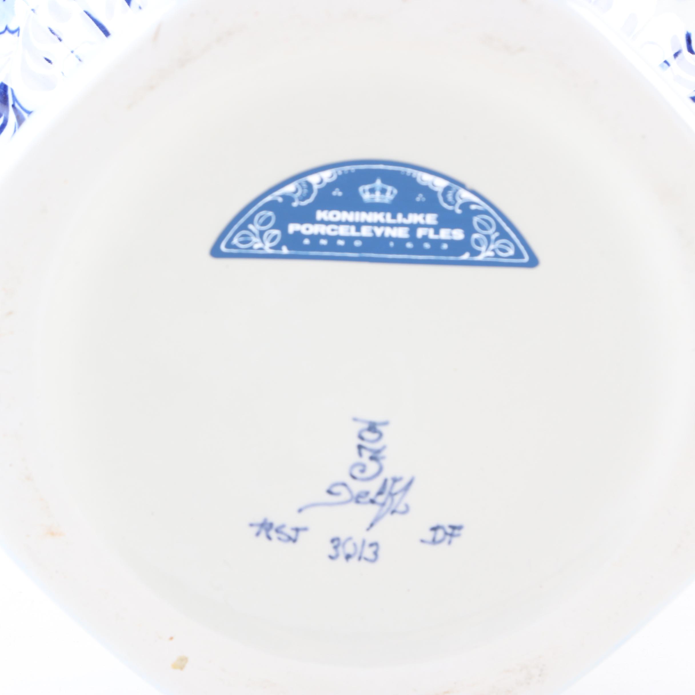 Vintage Royal Delft Earthenware Urns