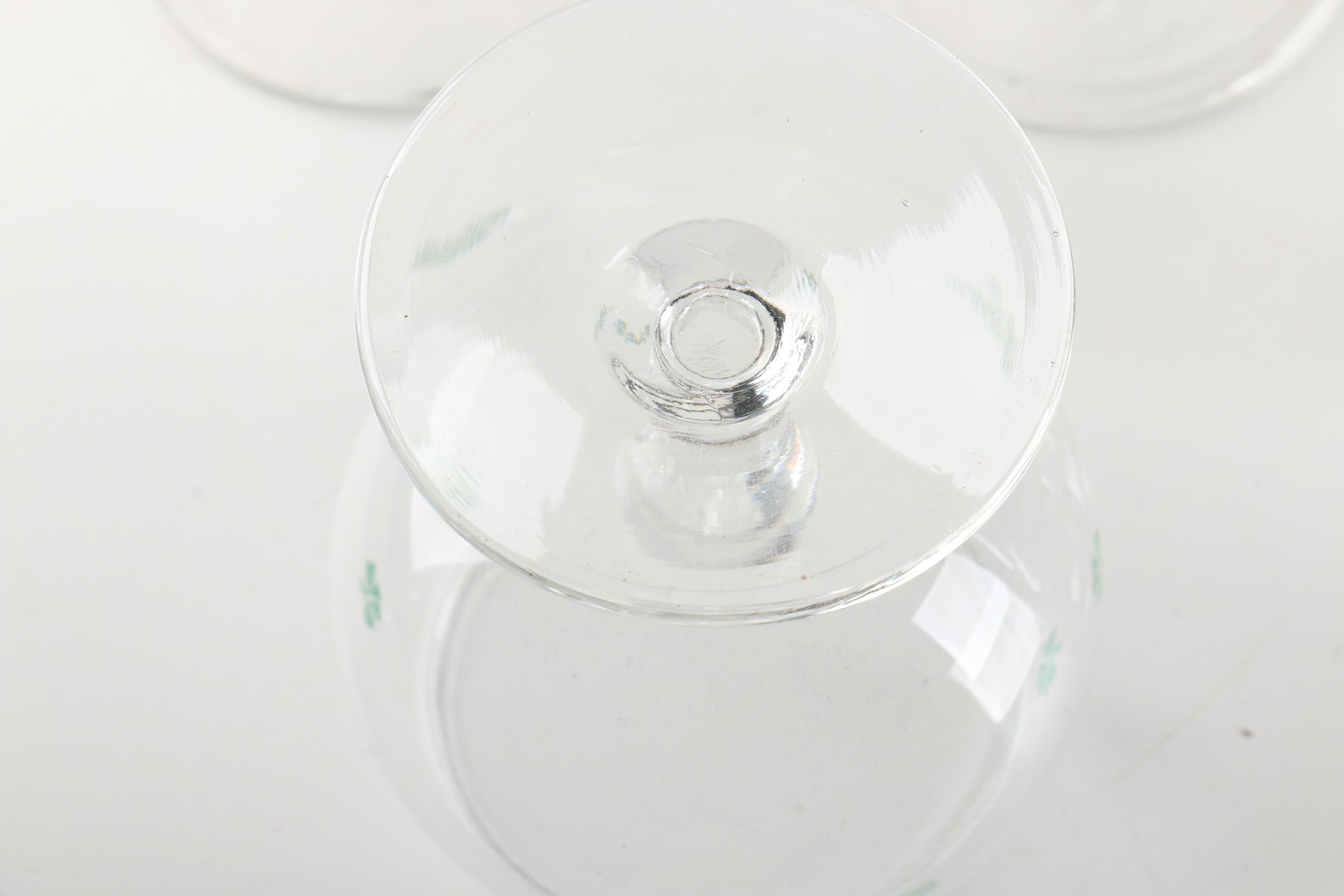 Irish Coffee Stemware, Shamrock Whiskey Tasters and Brandy Snifters