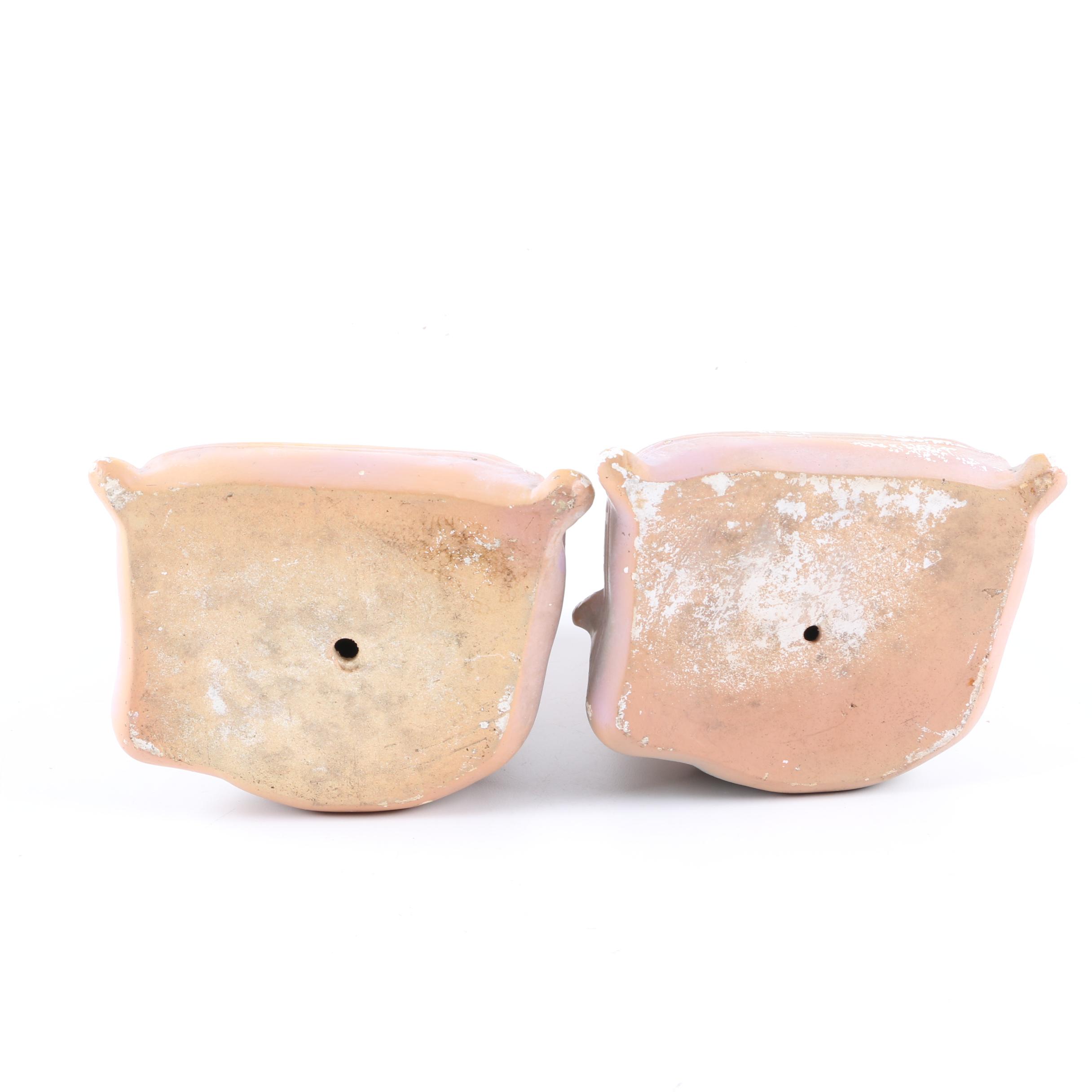 Circa 1940s Vintage Plaster Figurines