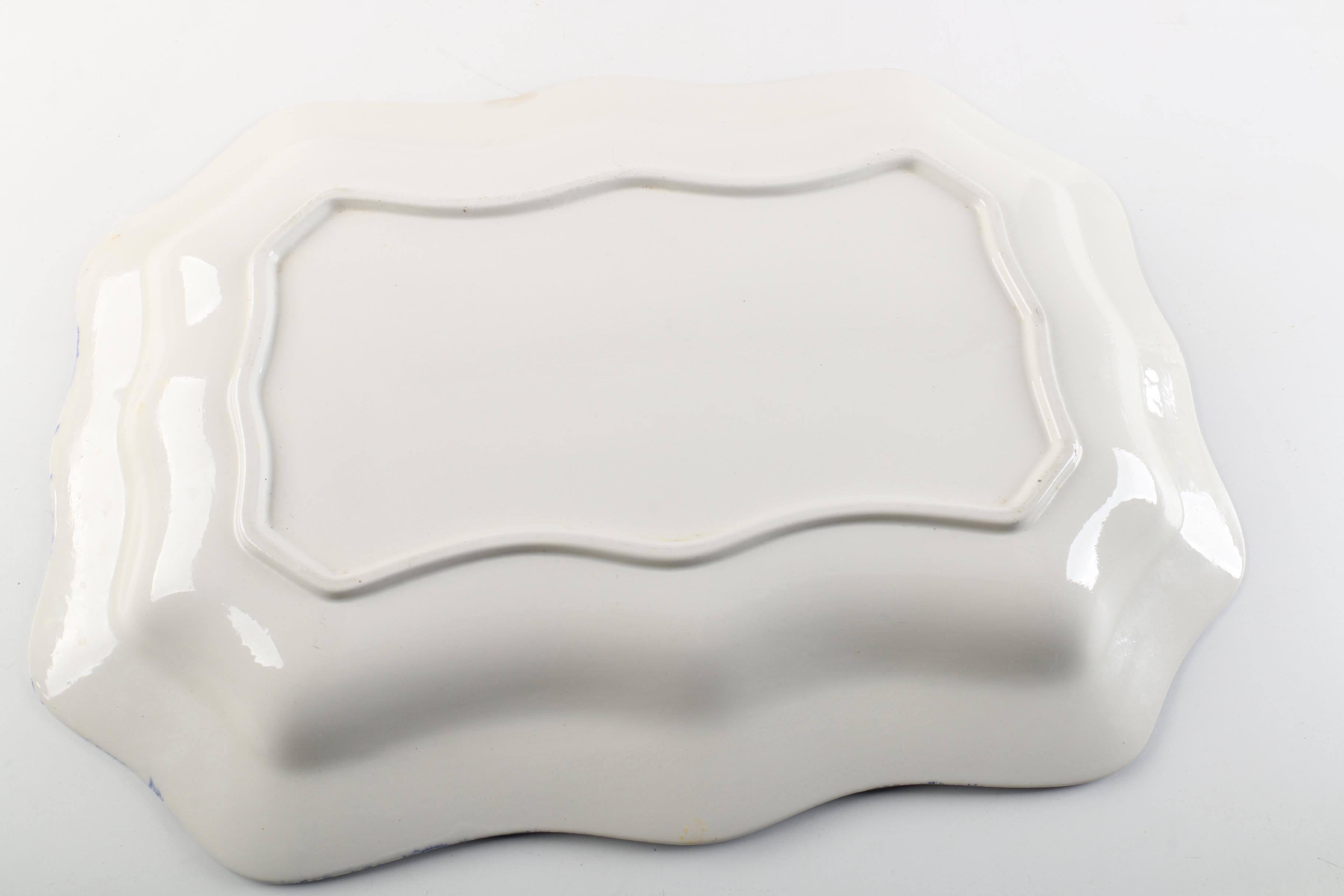 Transferware Platters Featuring Johnson Brothers "The Friendly Village"