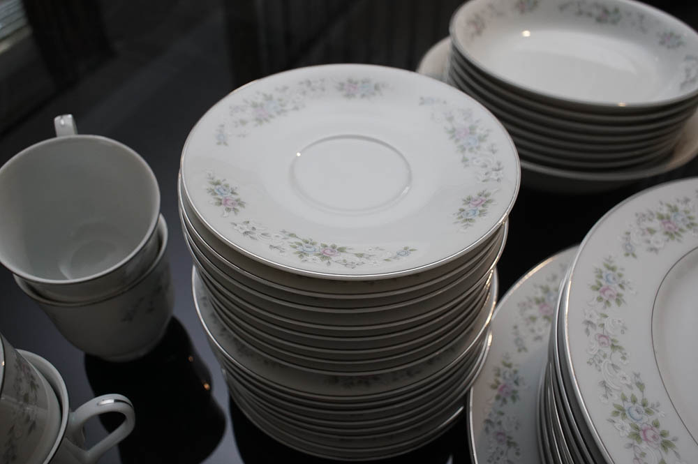 Vintage Carlton "Corsage" Porcelain Dinnerware