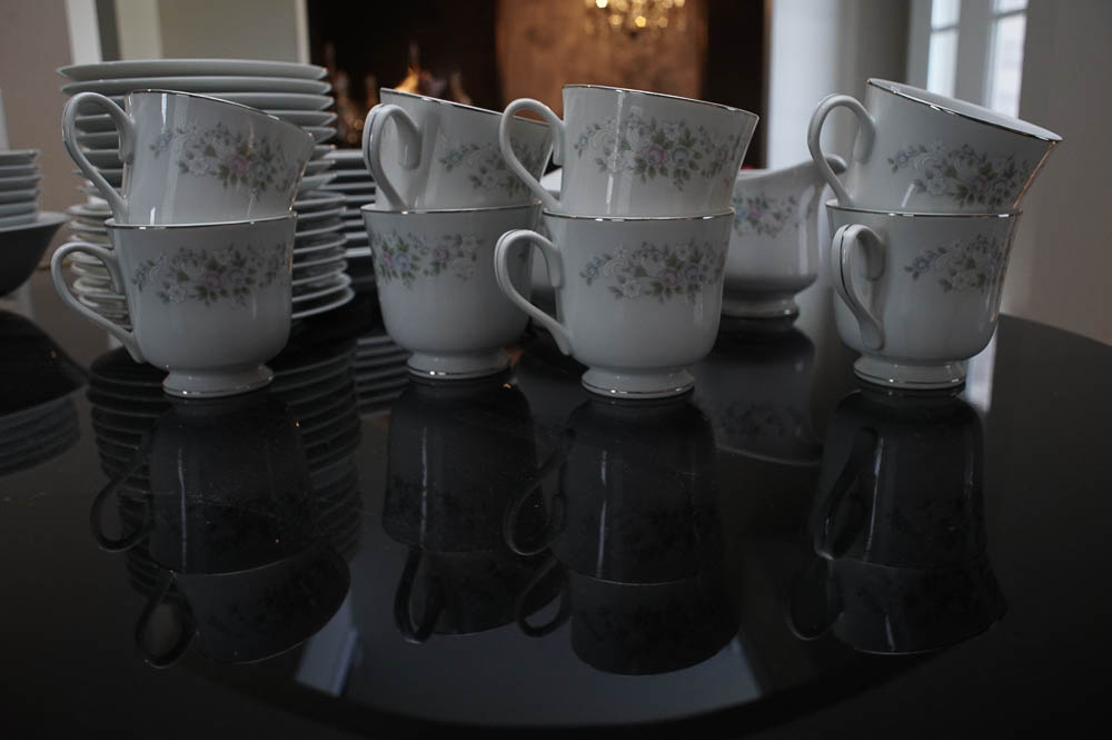 Vintage Carlton "Corsage" Porcelain Dinnerware