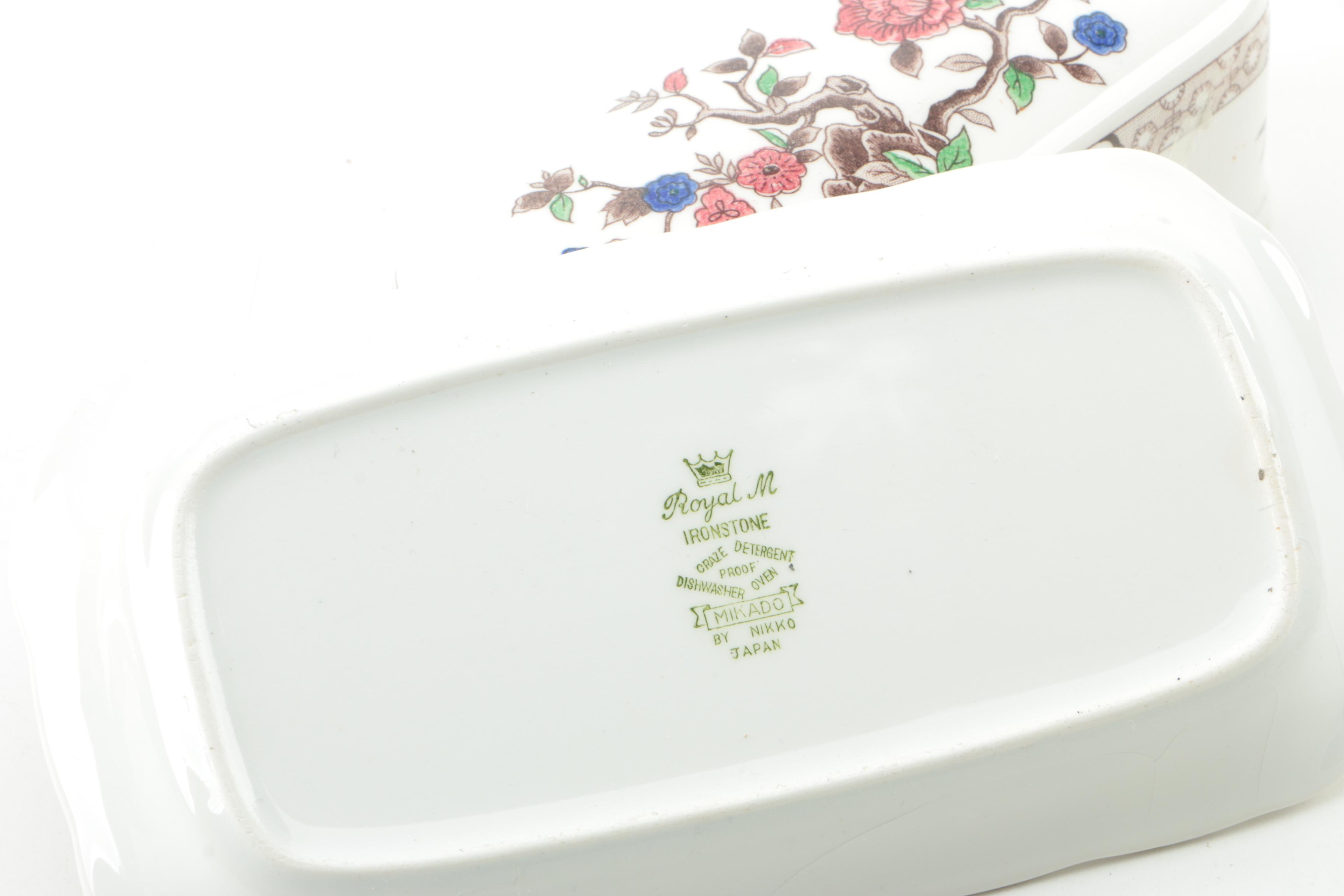 Vintage Royal M "Mikado" by Nikko Ironstone Dinneware