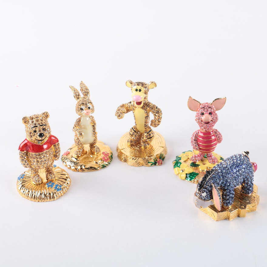 Arribas Bros Disney Jeweled Pooh and Friends Figurines