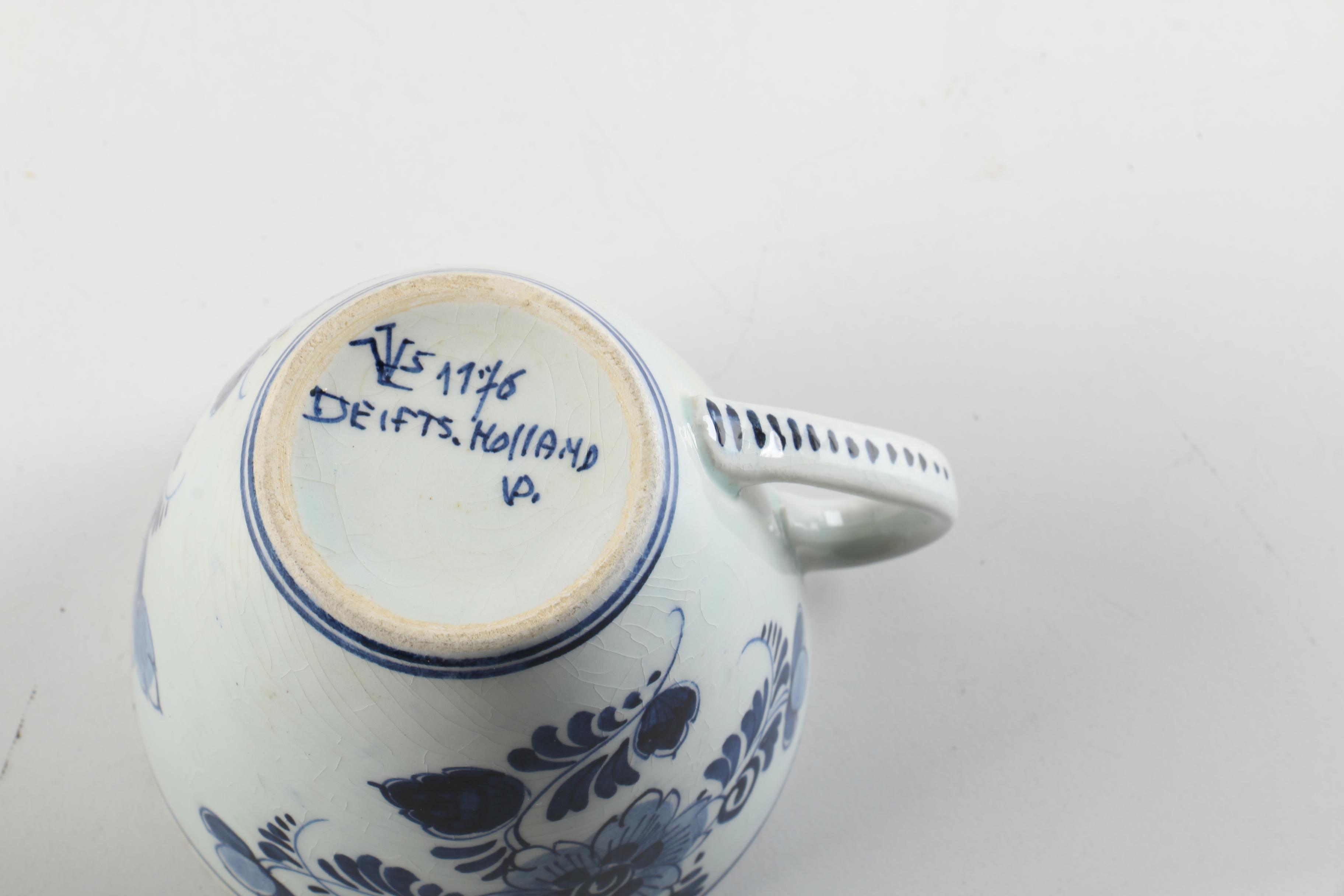 Hand-Painted Delft Earthenware Tableware