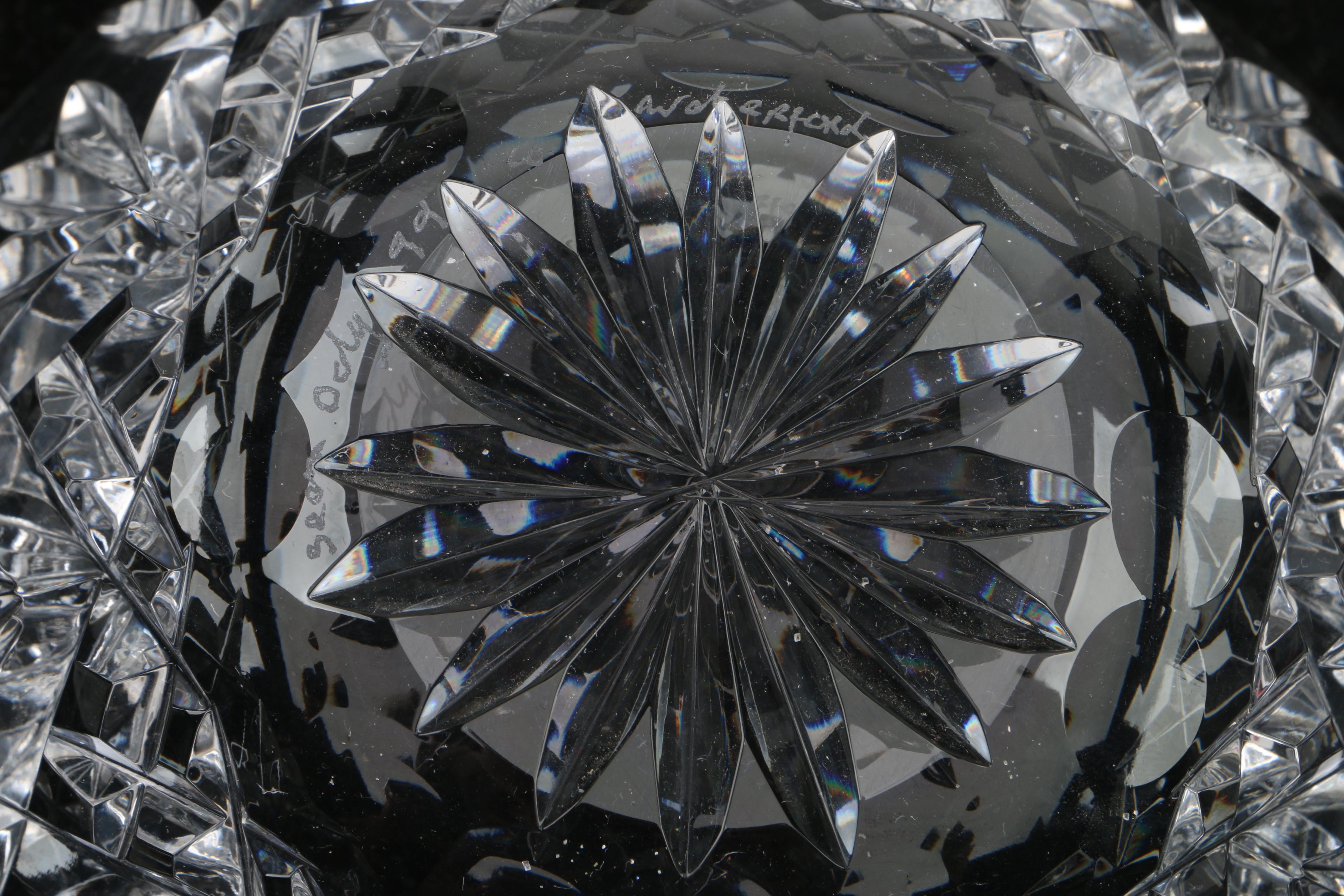 Waterford Crystal Tableware including an Artisan Signed Bowl