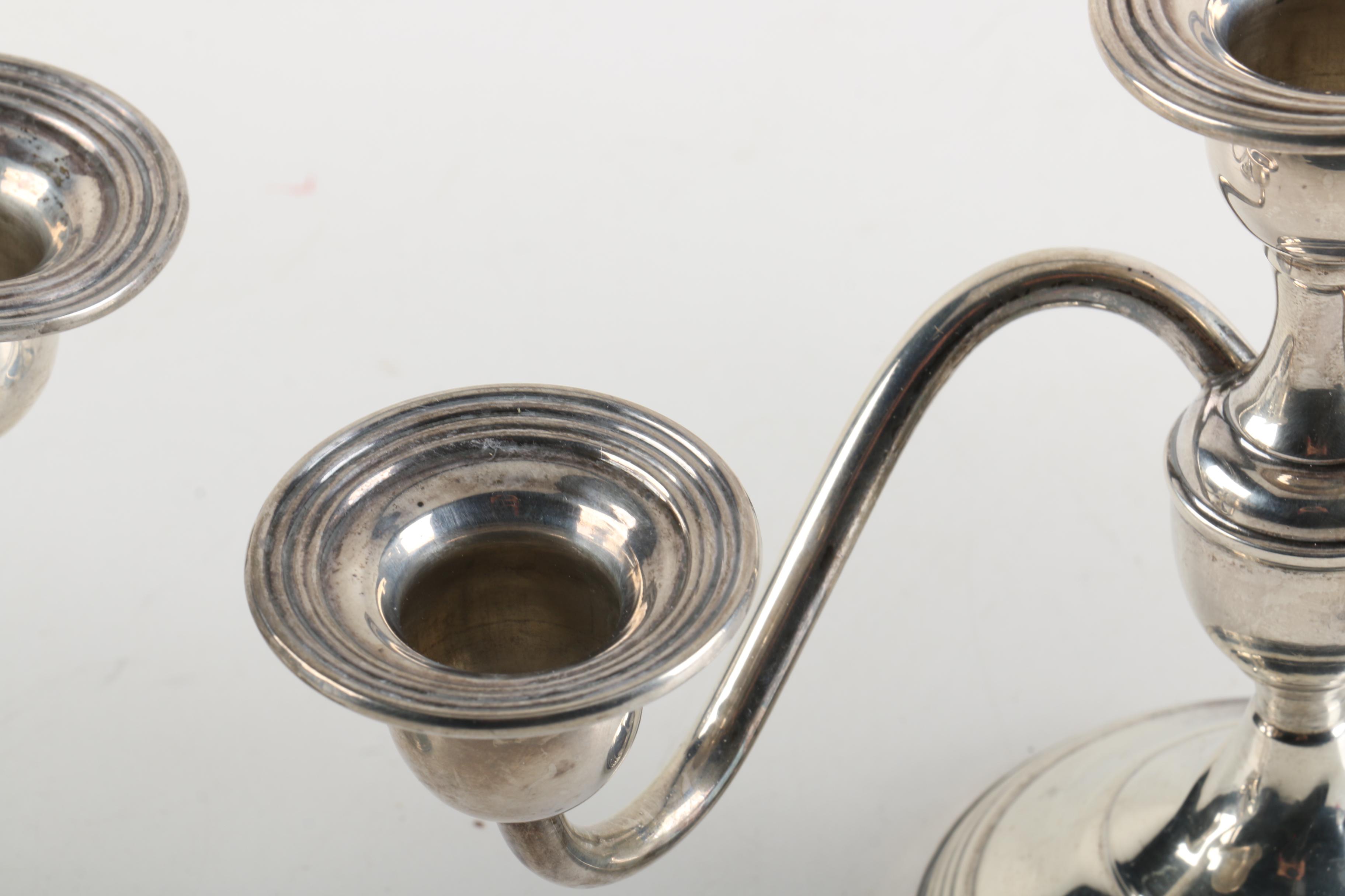 Fisher Weighted Sterling Silver Candelabras