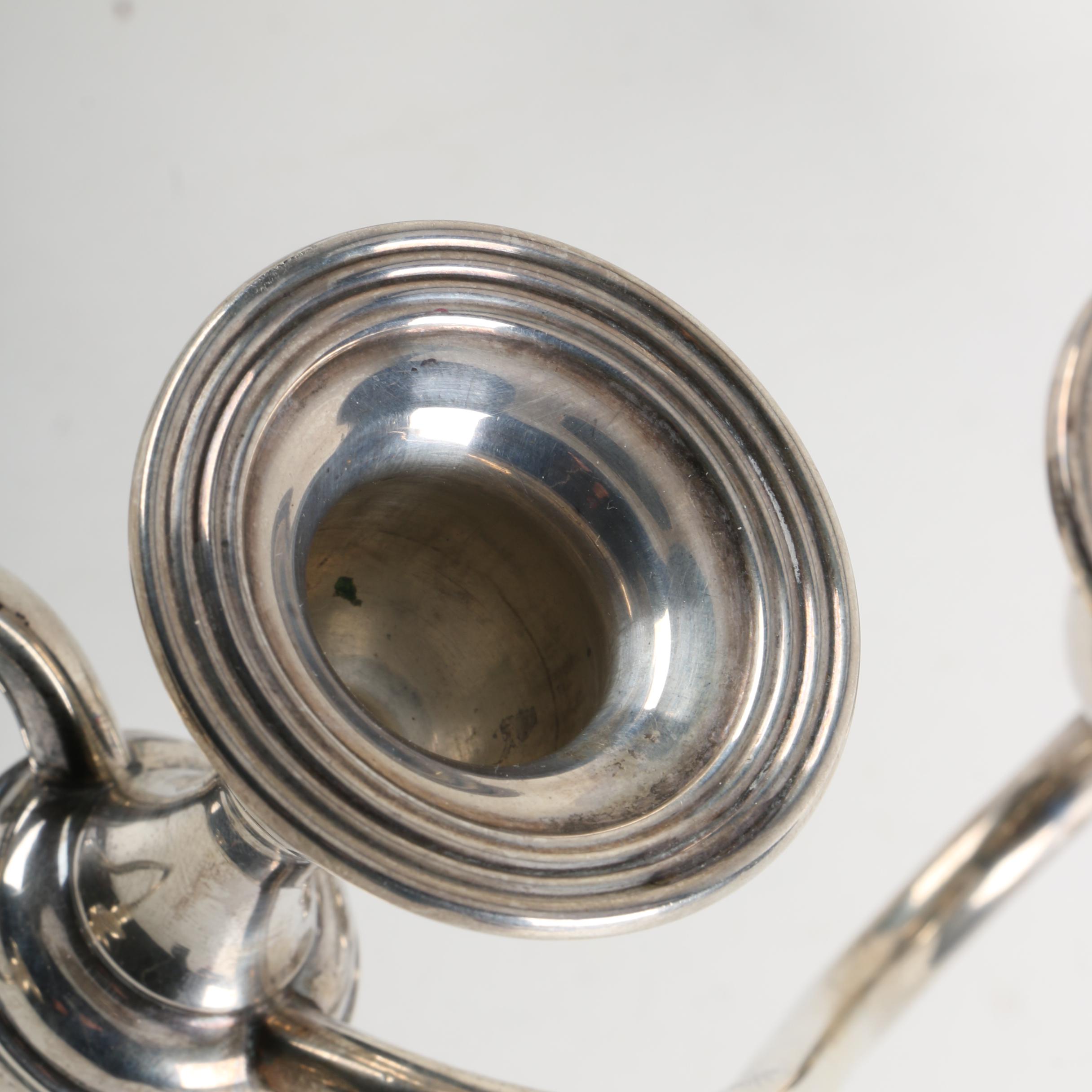 Fisher Weighted Sterling Silver Candelabras