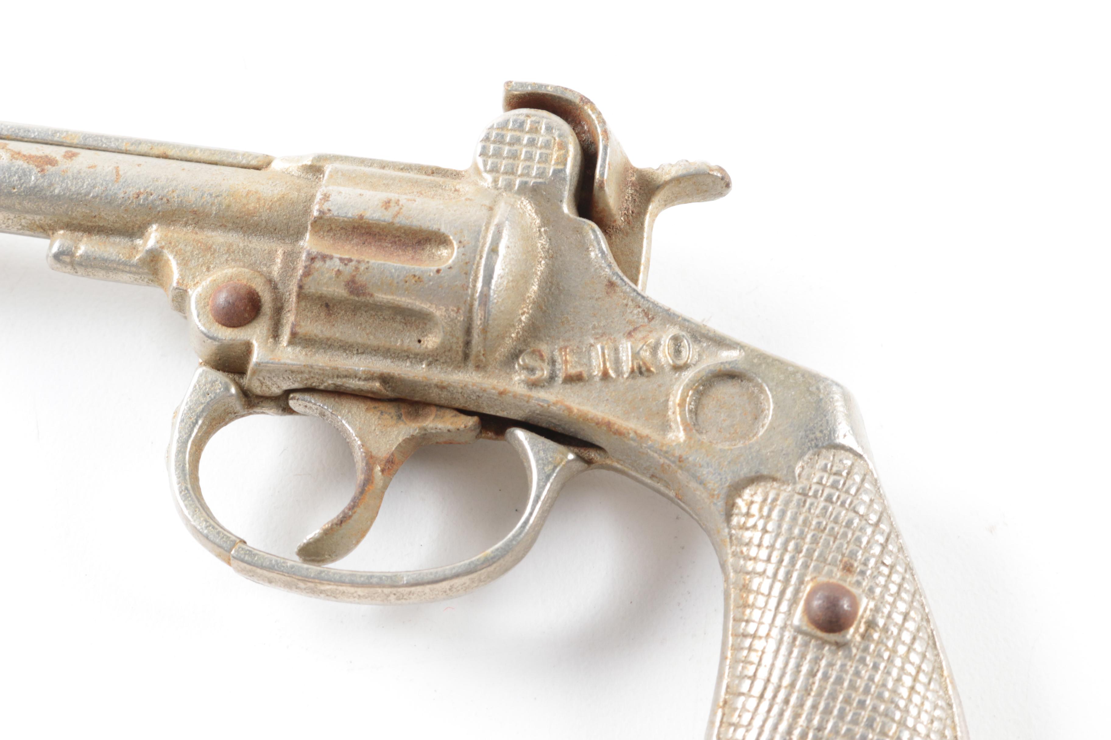 Vintage Kenton Sliko Cast Iron Cap Gun, C. 1923