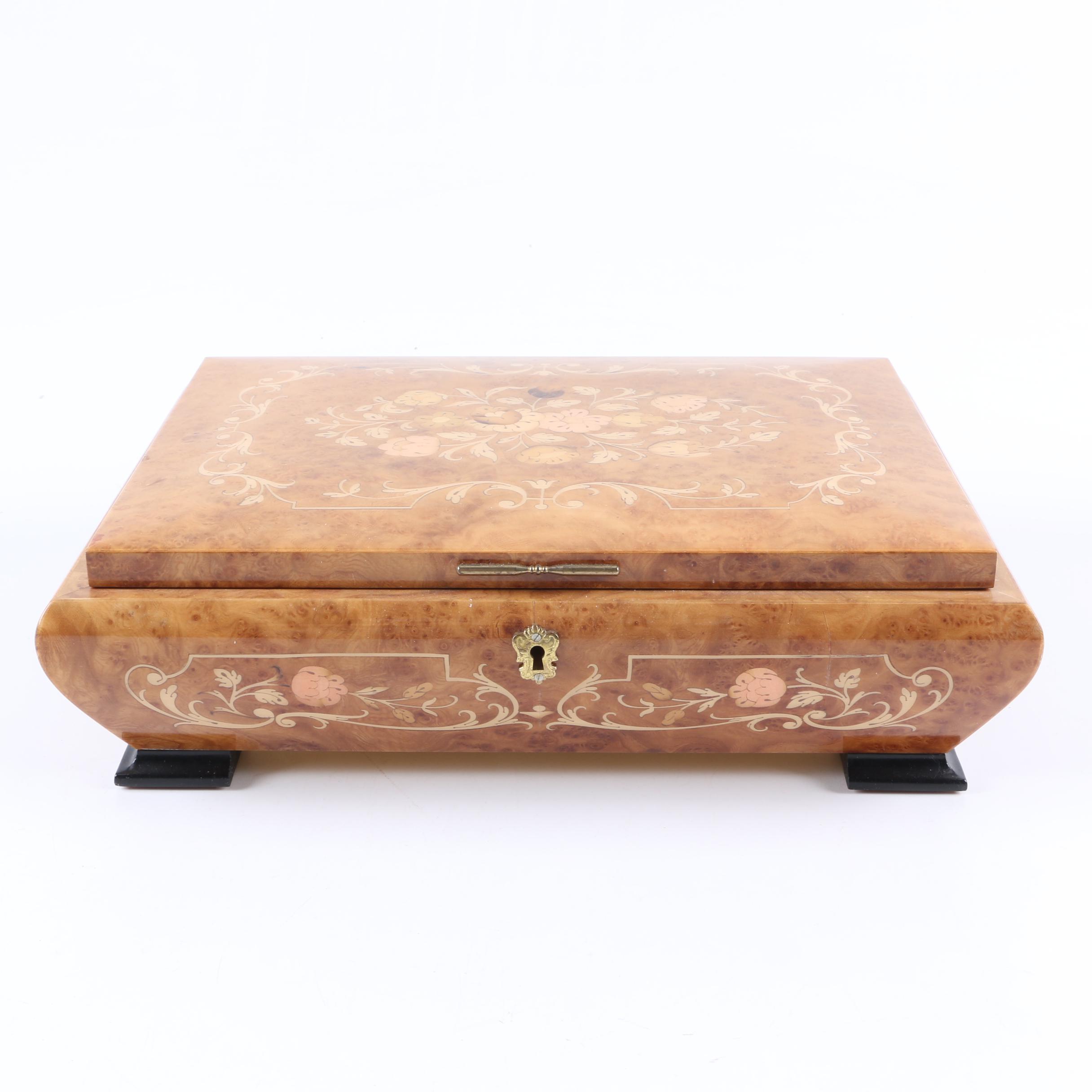 Reuge Italian Musical Jewelry Box