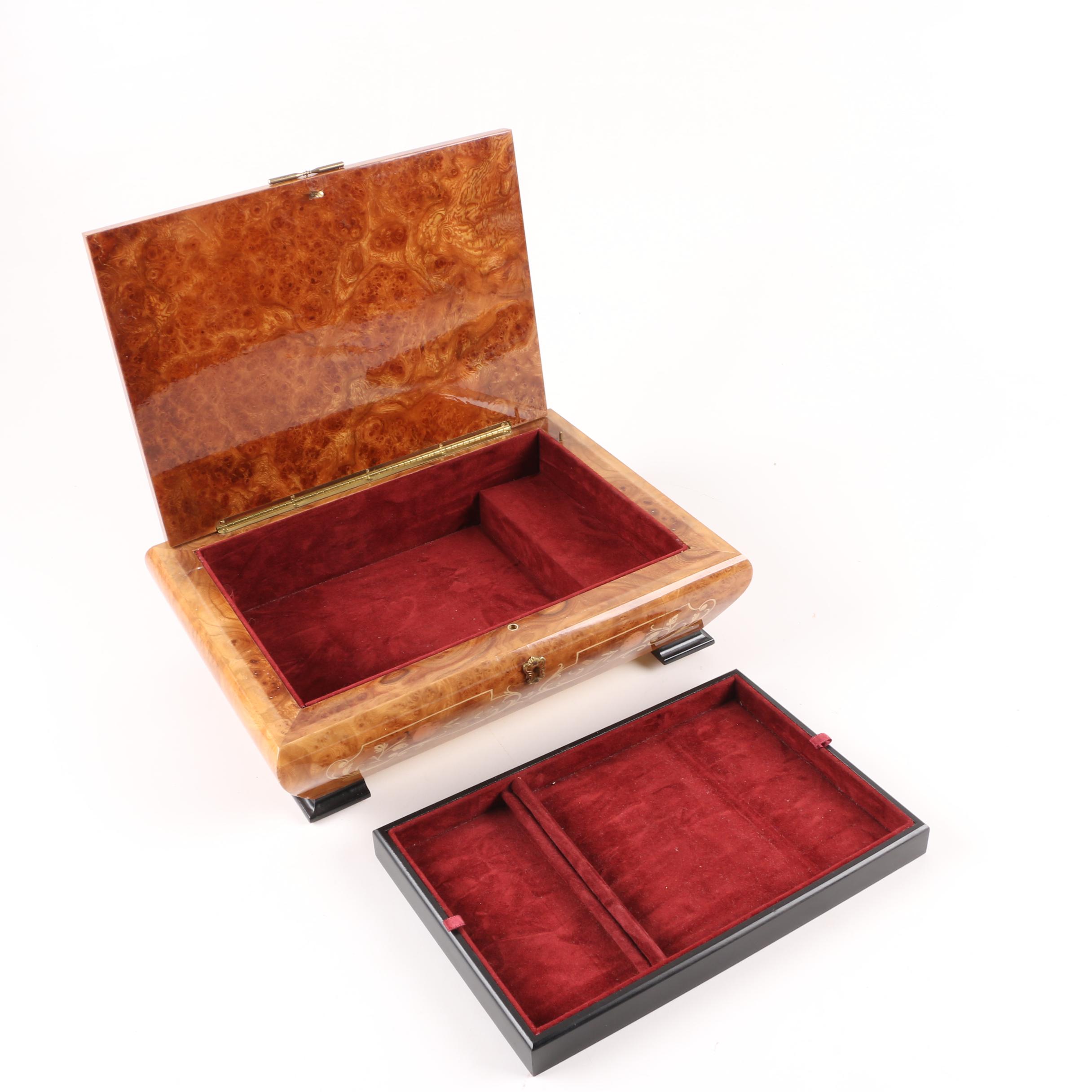 Reuge Italian Musical Jewelry Box