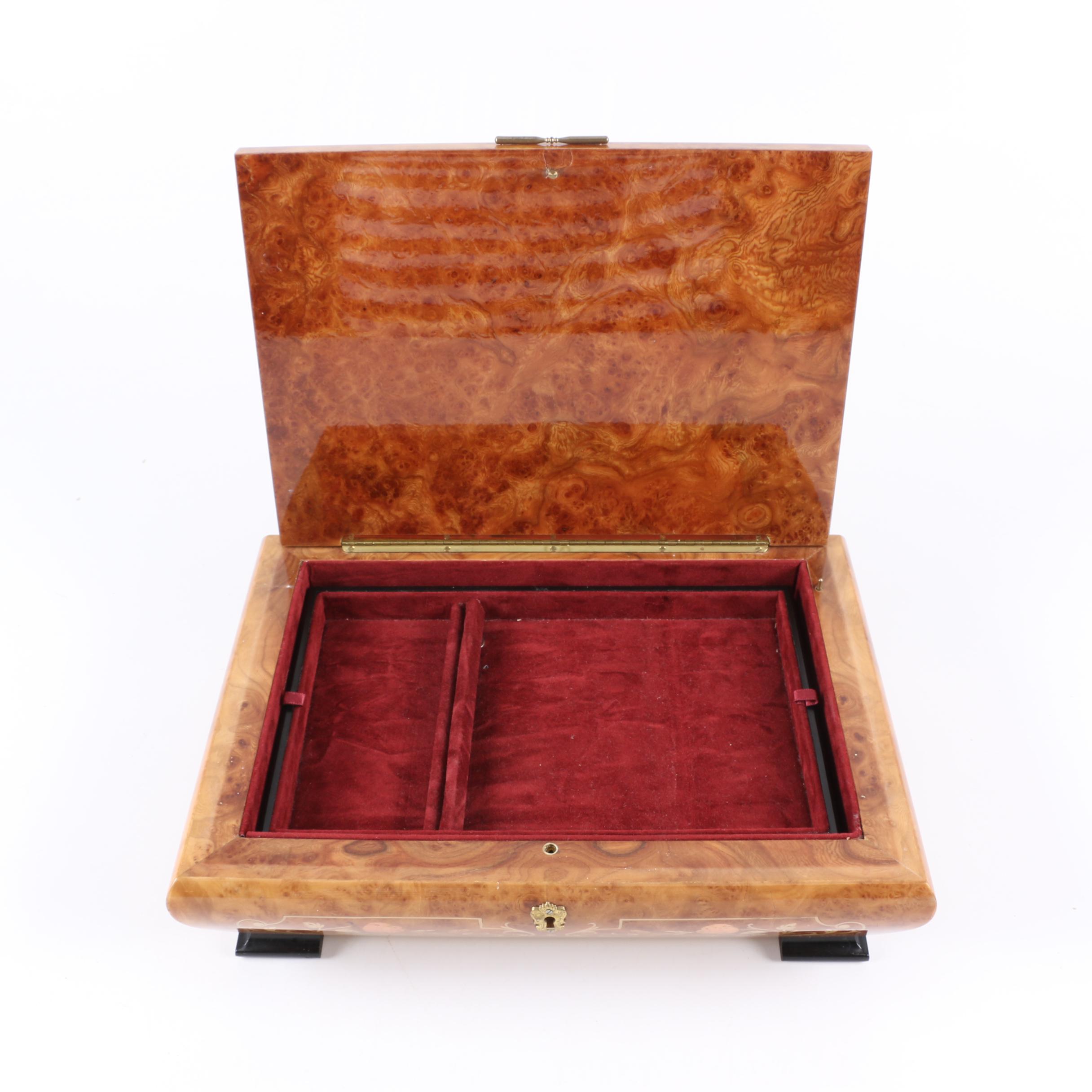 Reuge Italian Musical Jewelry Box