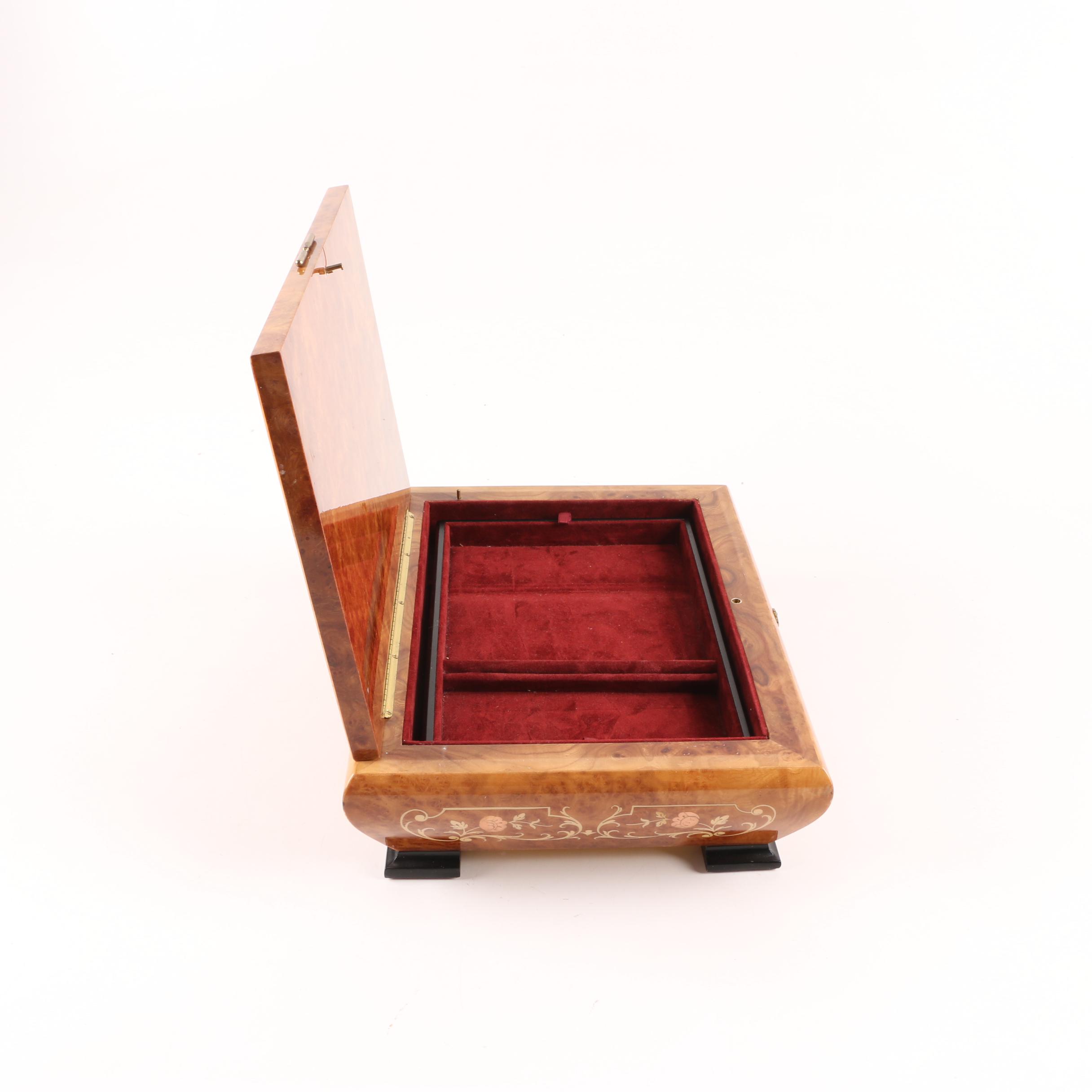 Reuge Italian Musical Jewelry Box