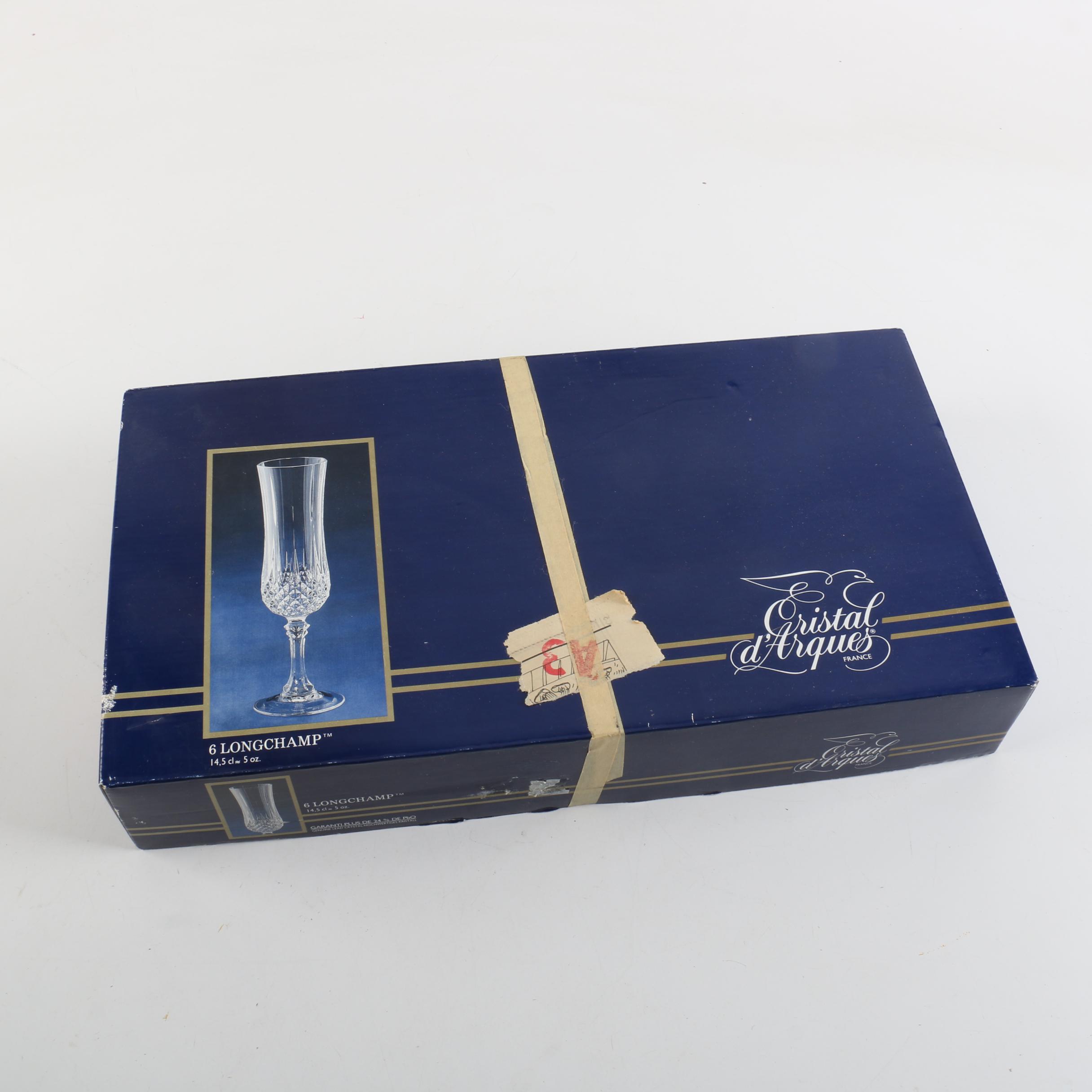Cristal D'Arques "Longchamp" Stemware Champagne Flutes