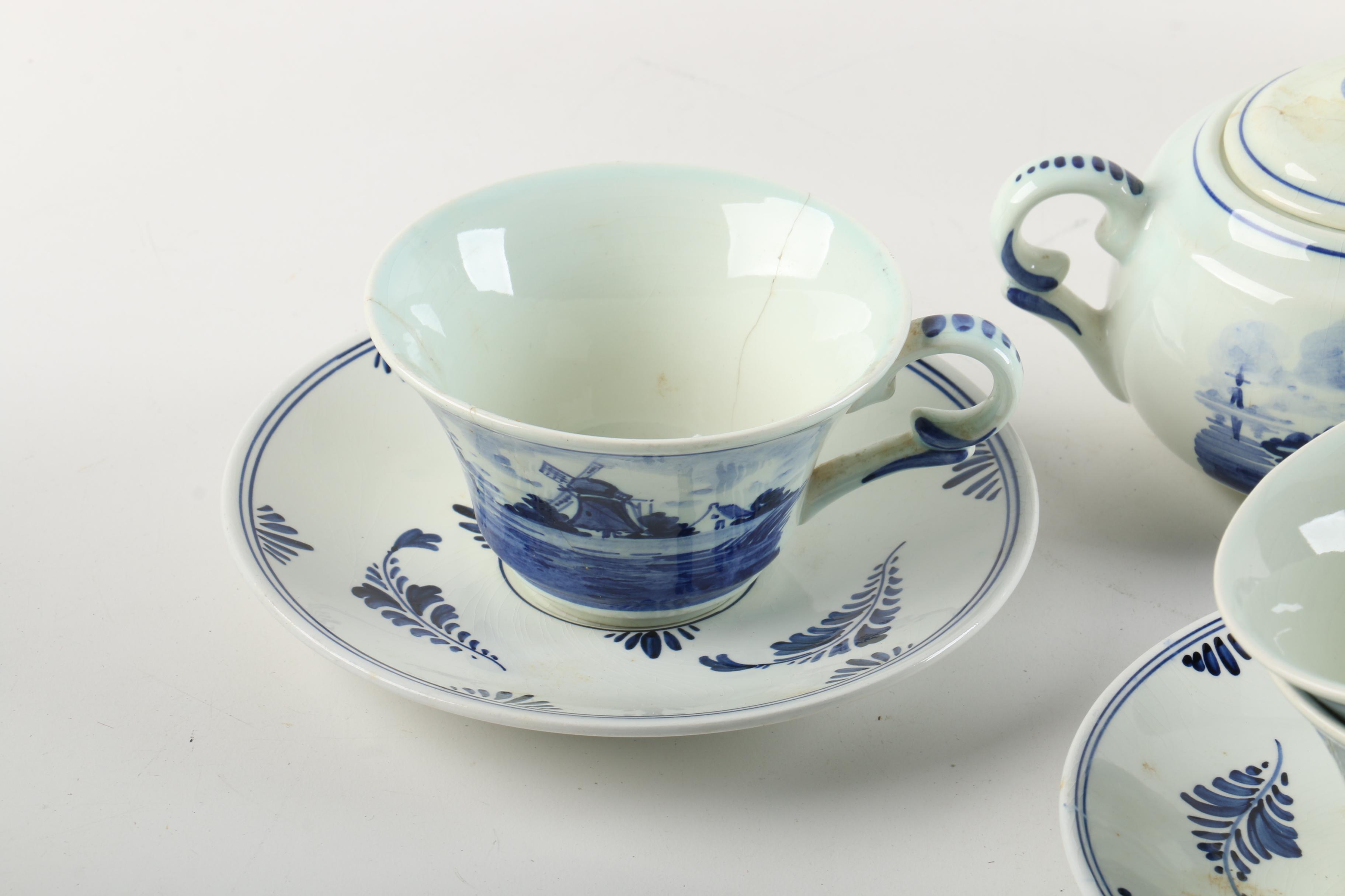 Delft Ceramic Tea Ware