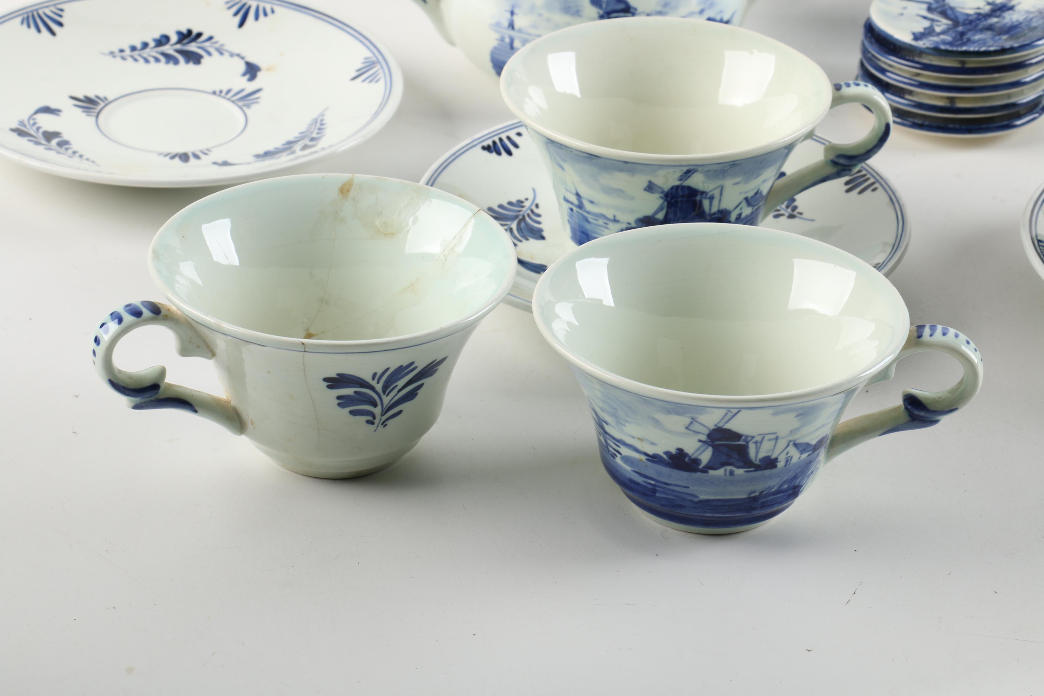 Delft Ceramic Tea Ware