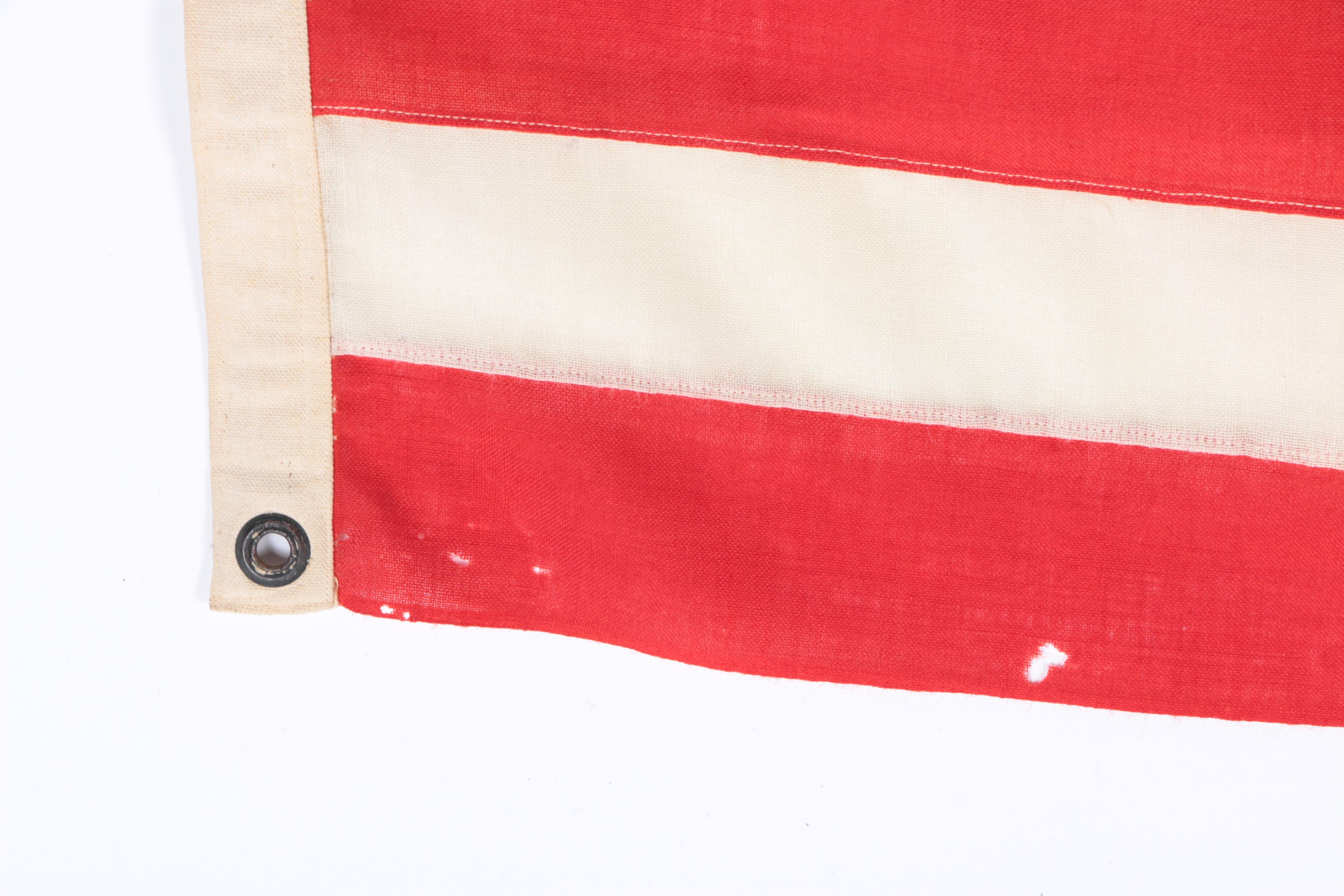 Vintage 48 Star Wool American Flag