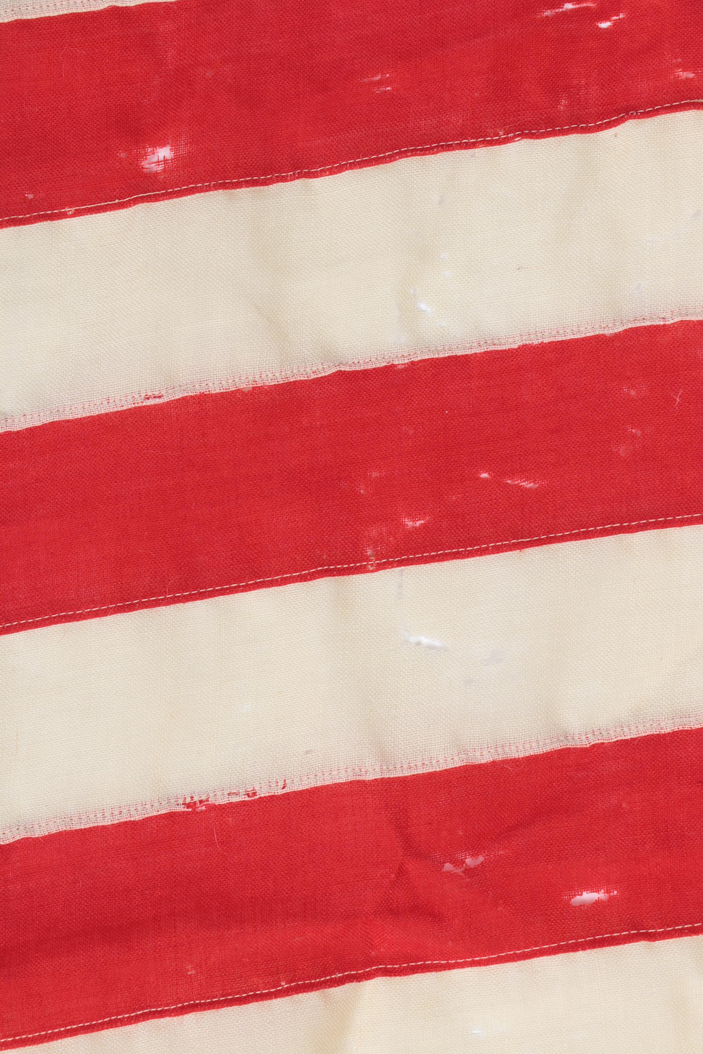 Vintage 48 Star Wool American Flag