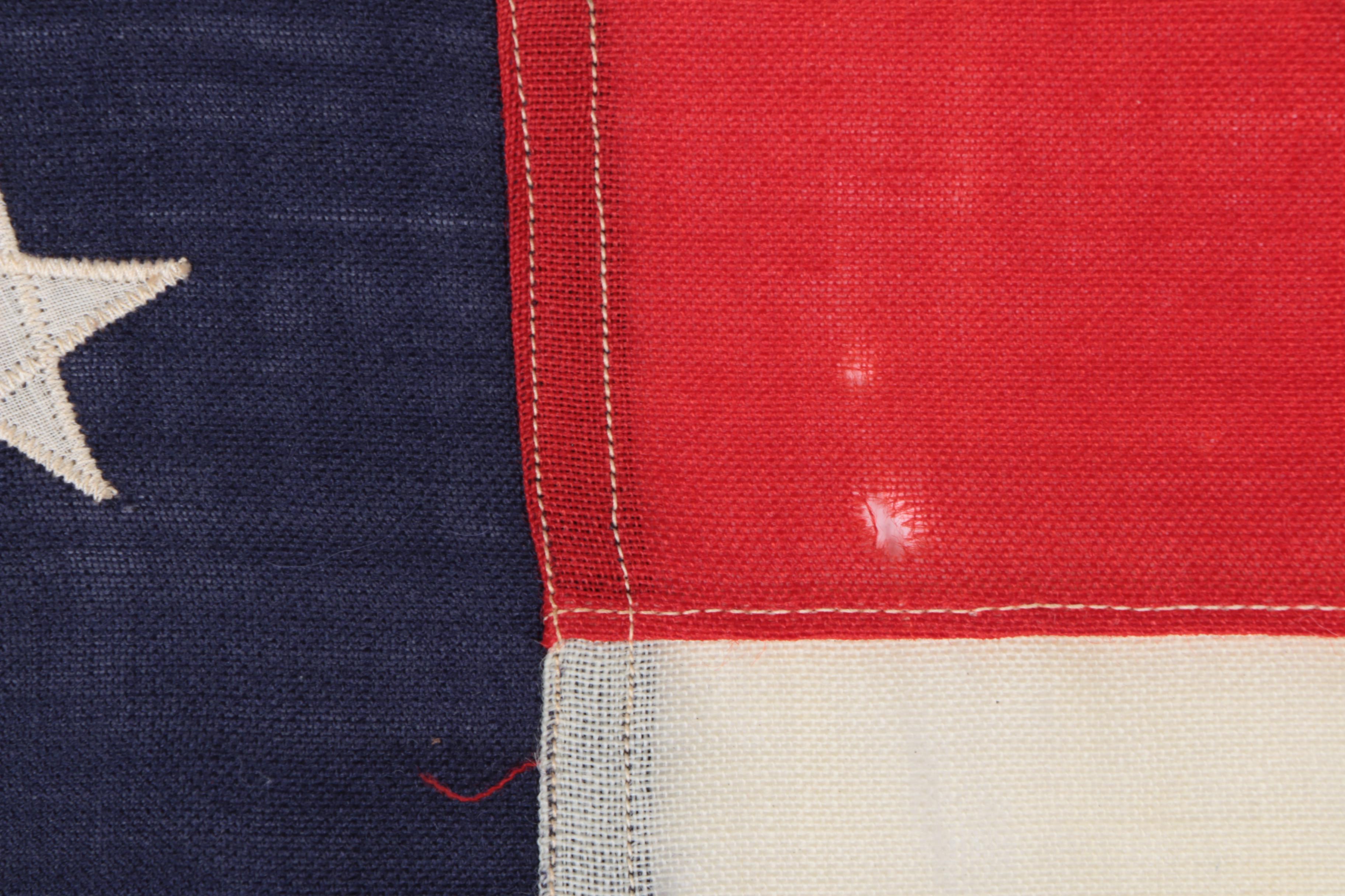 Vintage 48 Star Wool American Flag