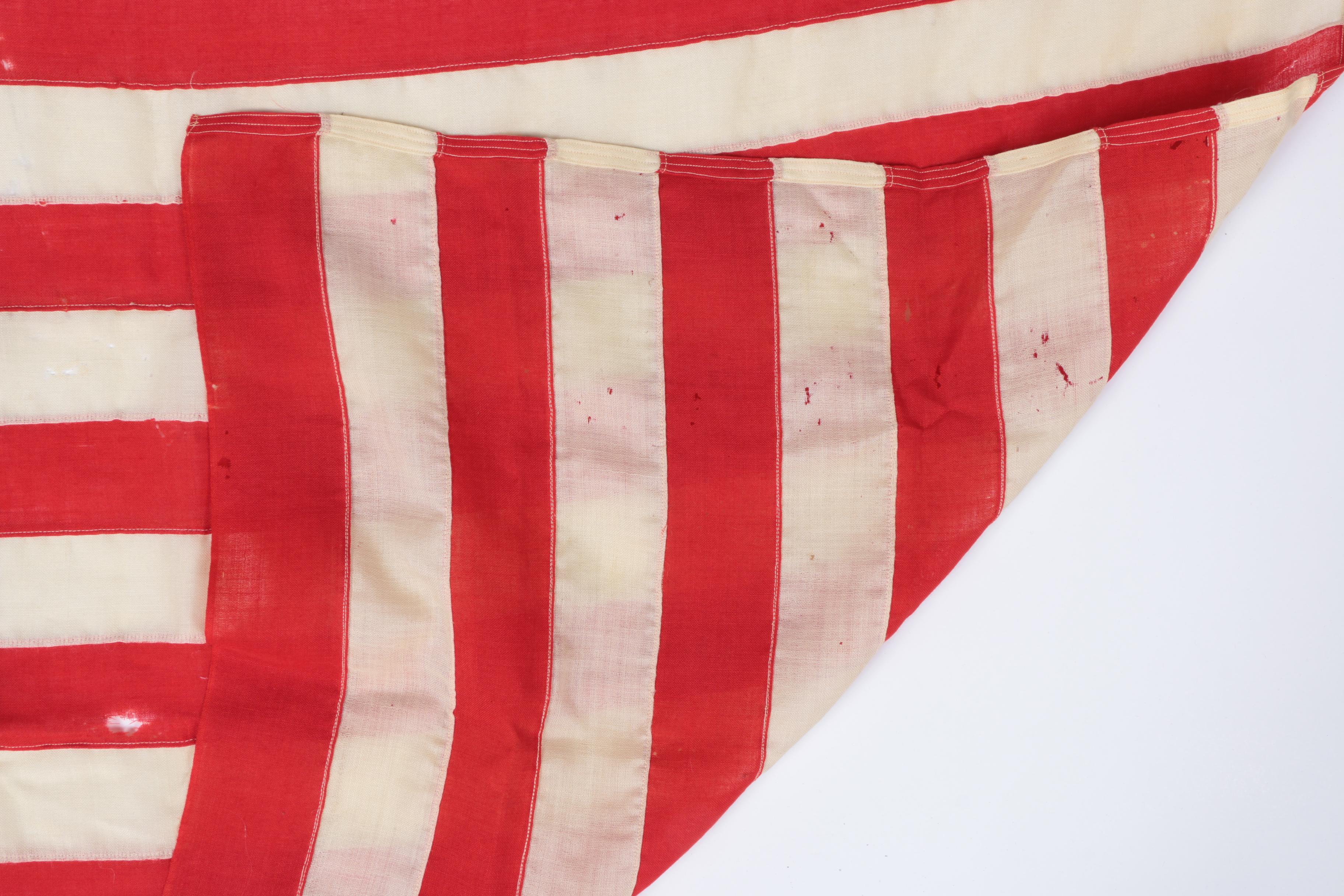 Vintage 48 Star Wool American Flag