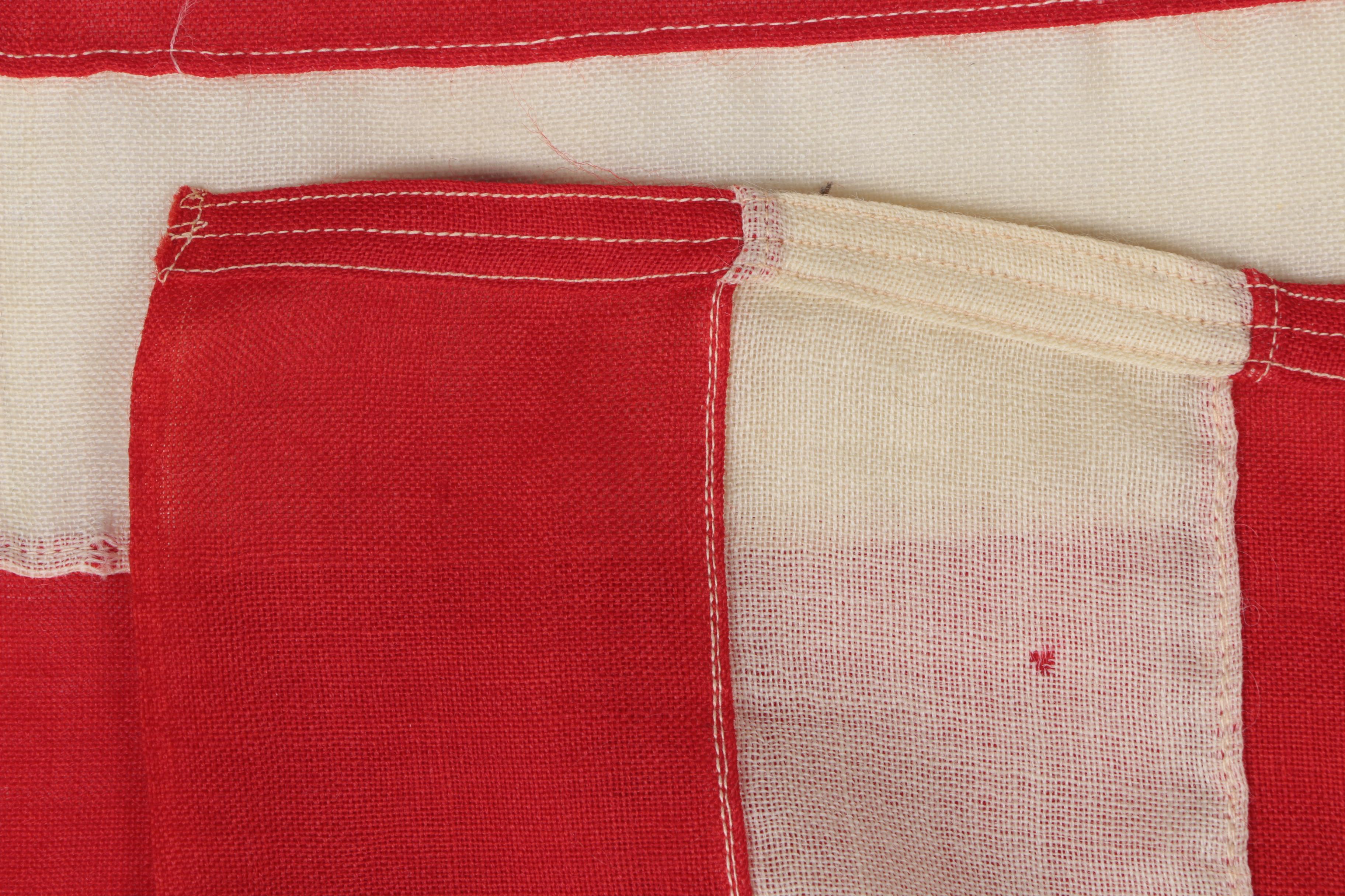 Vintage 48 Star Wool American Flag