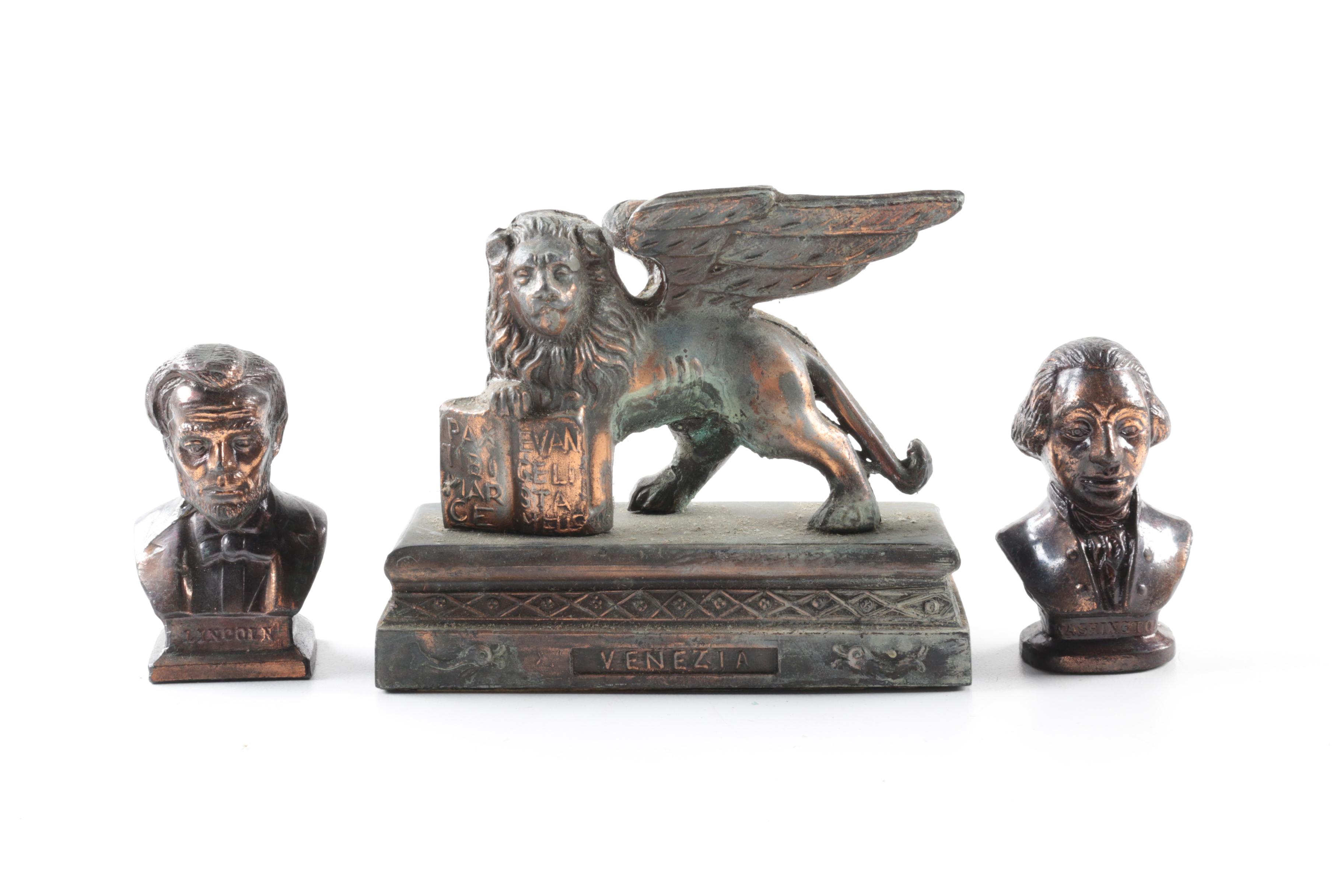 Cast Metal Iconic Landmark Figurines