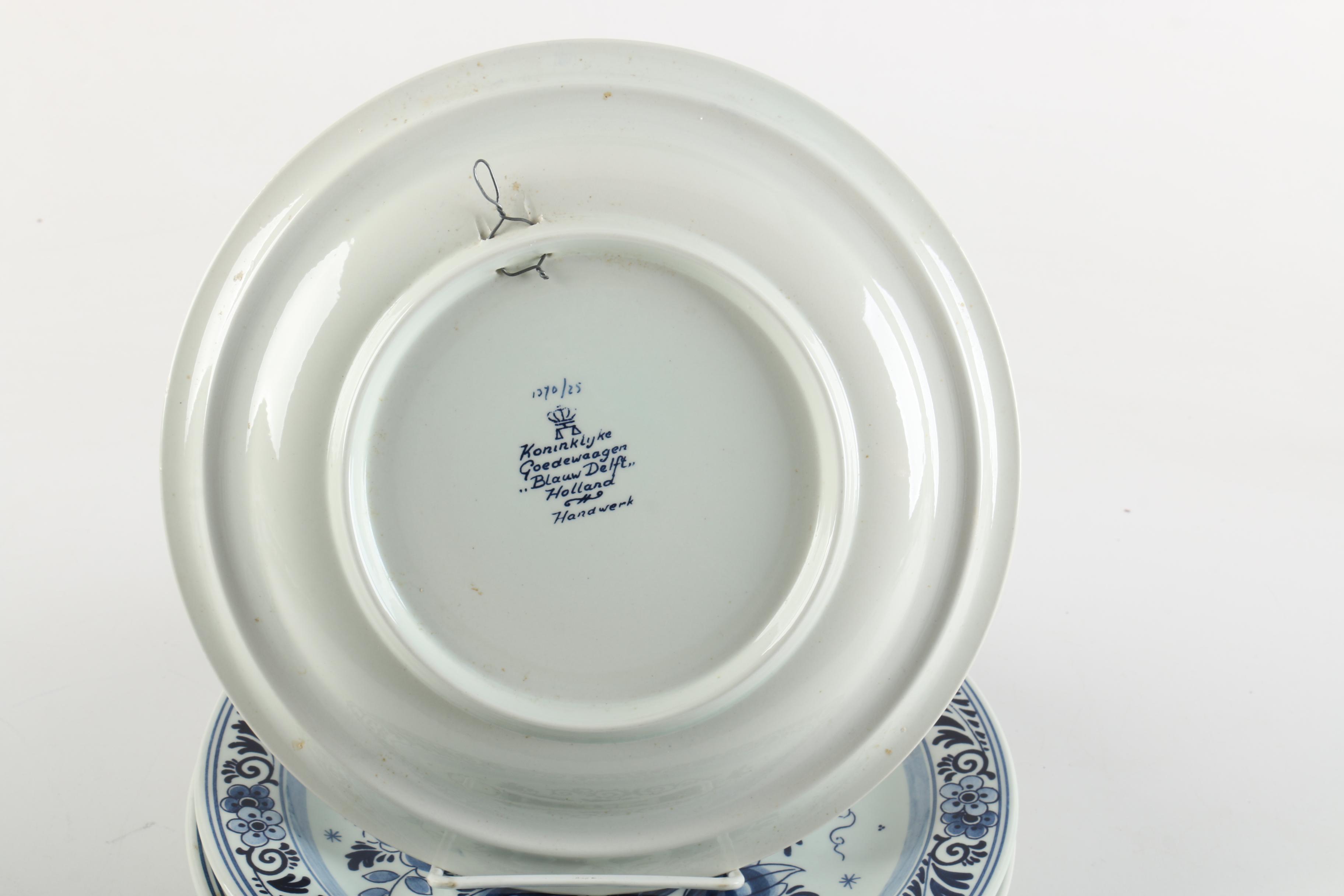 Delft Blauw Holland Plates