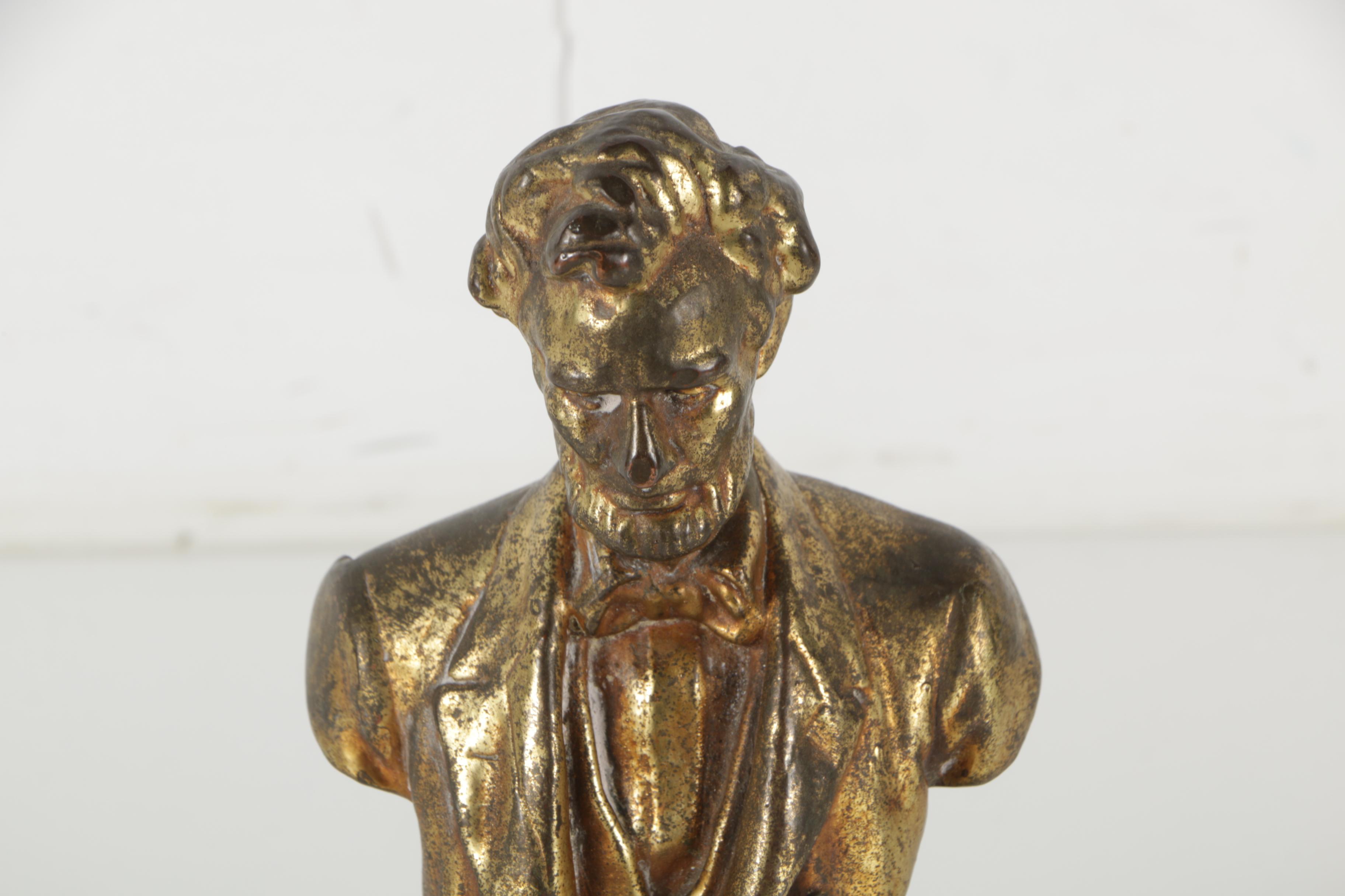 Armor Bronse Company Abraham Lincoln Bookends