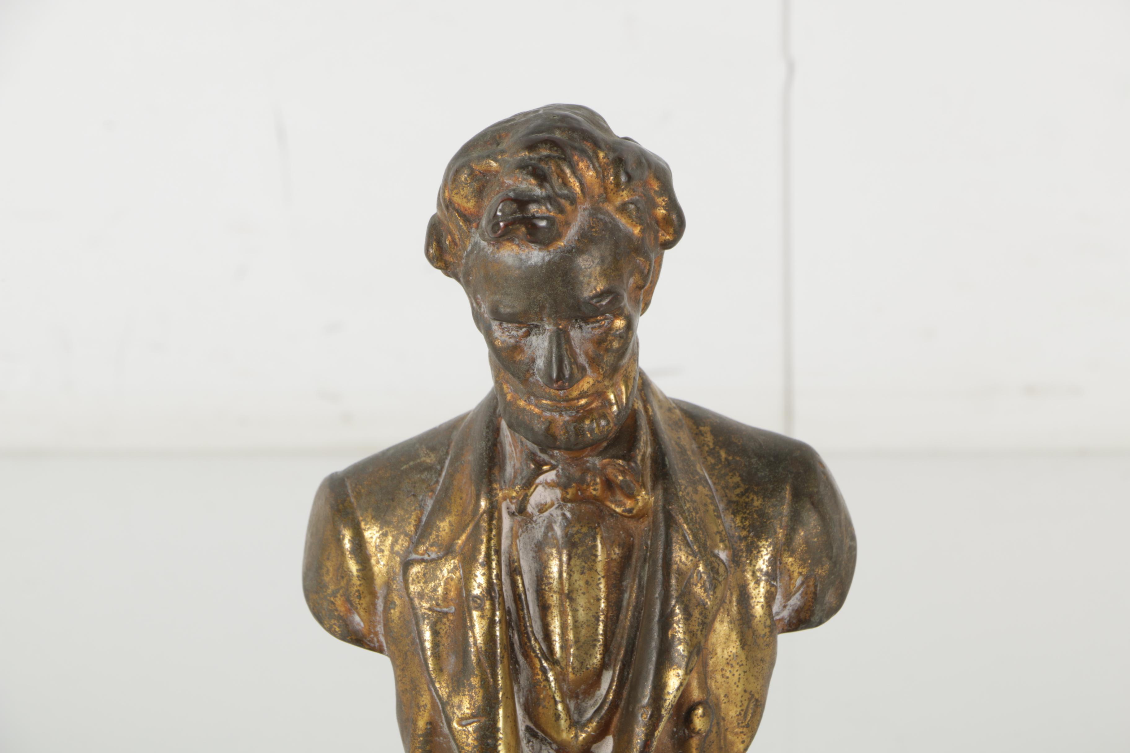 Armor Bronse Company Abraham Lincoln Bookends