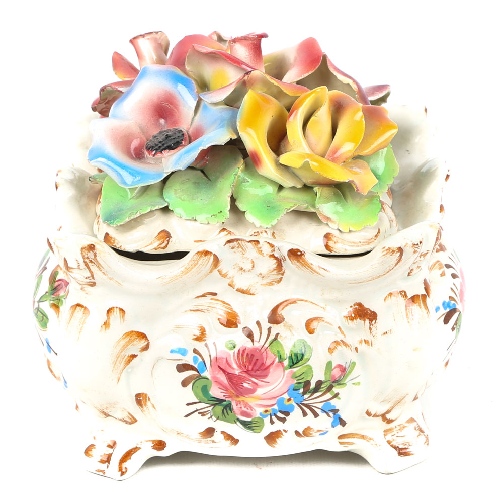 Vintage Porcelain Keepsake Box