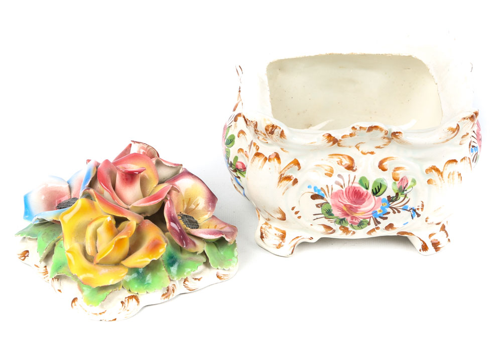 Vintage Porcelain Keepsake Box