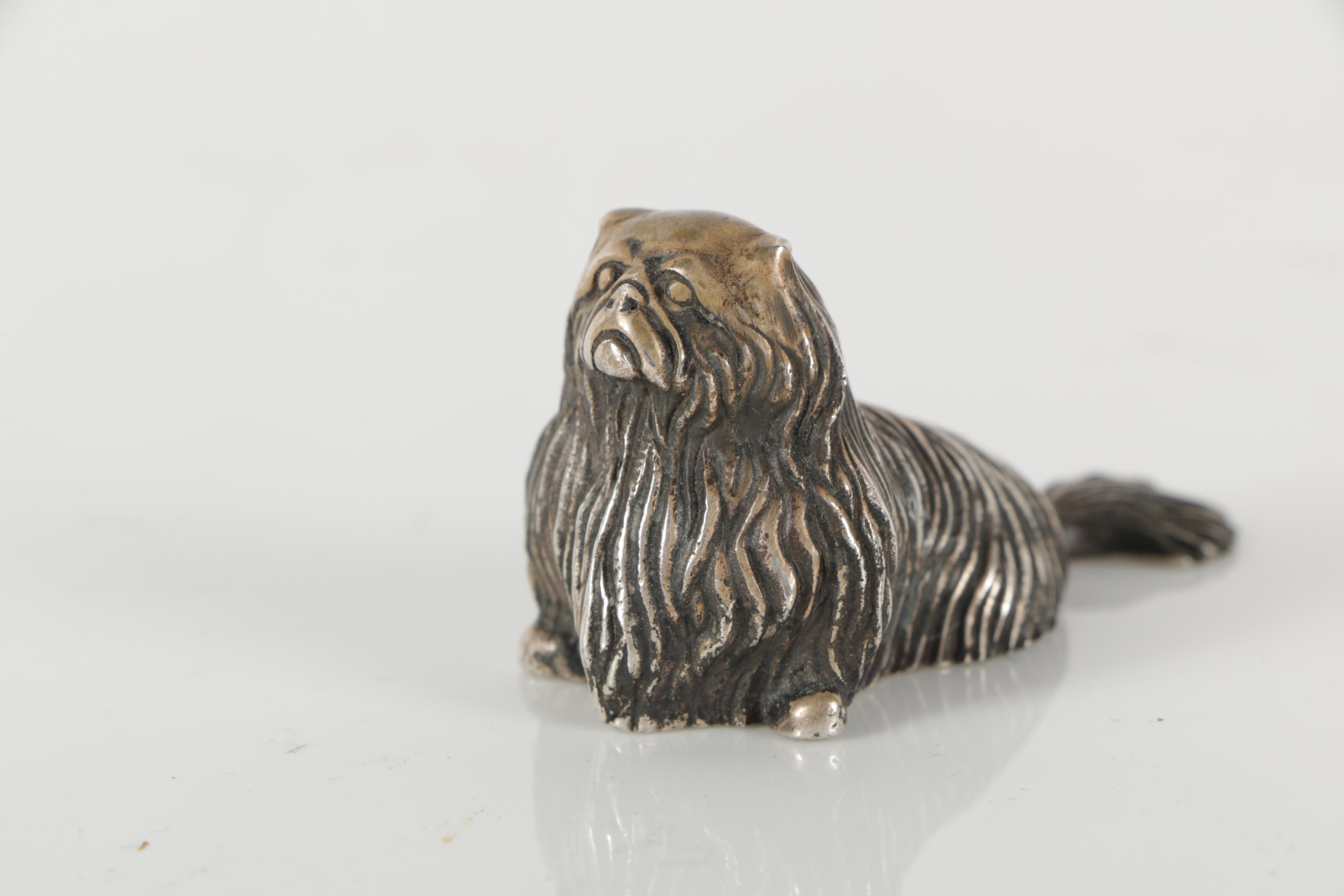 S. Kirk & Son Sterling Silver Pekingese Figurine