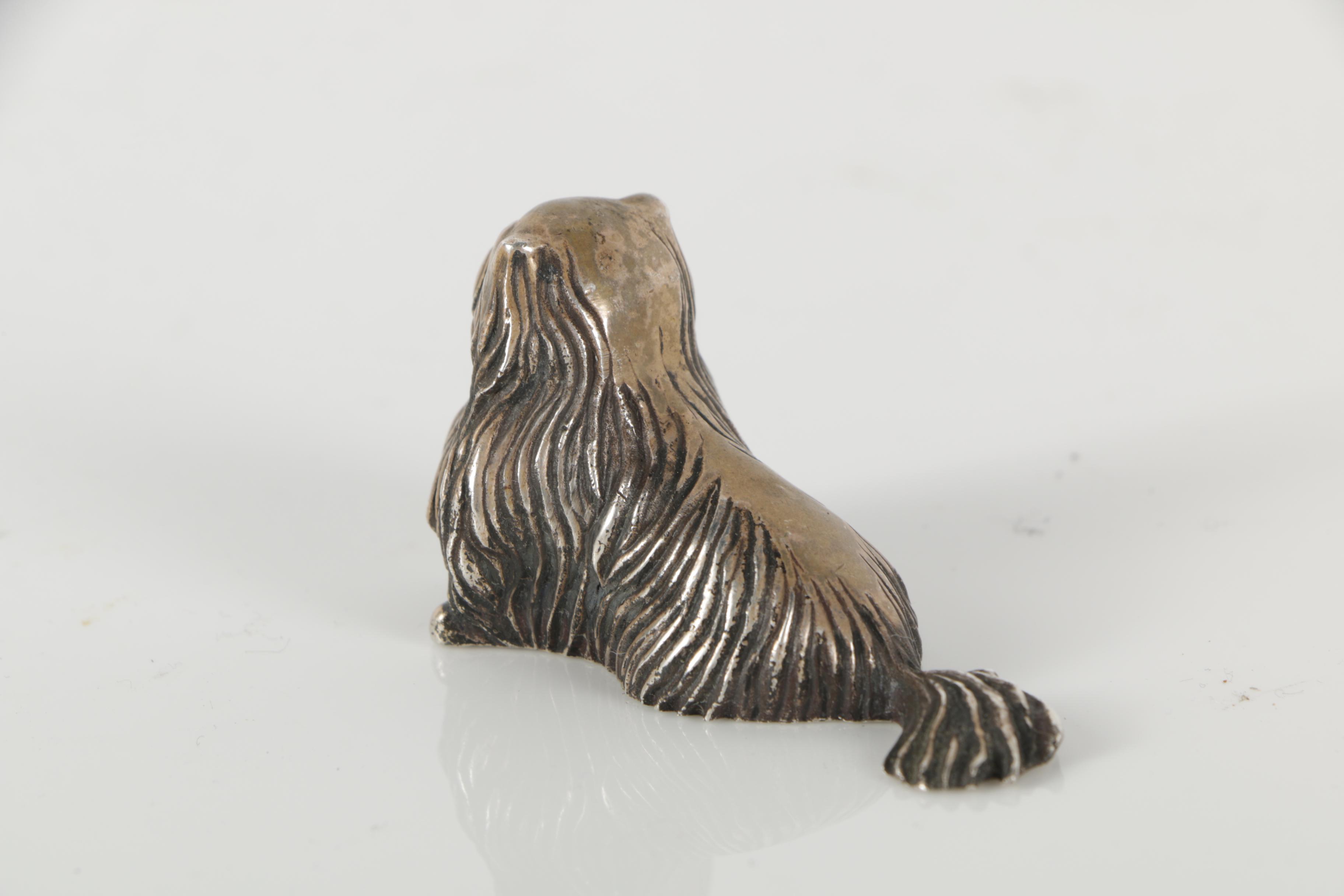 S. Kirk & Son Sterling Silver Pekingese Figurine