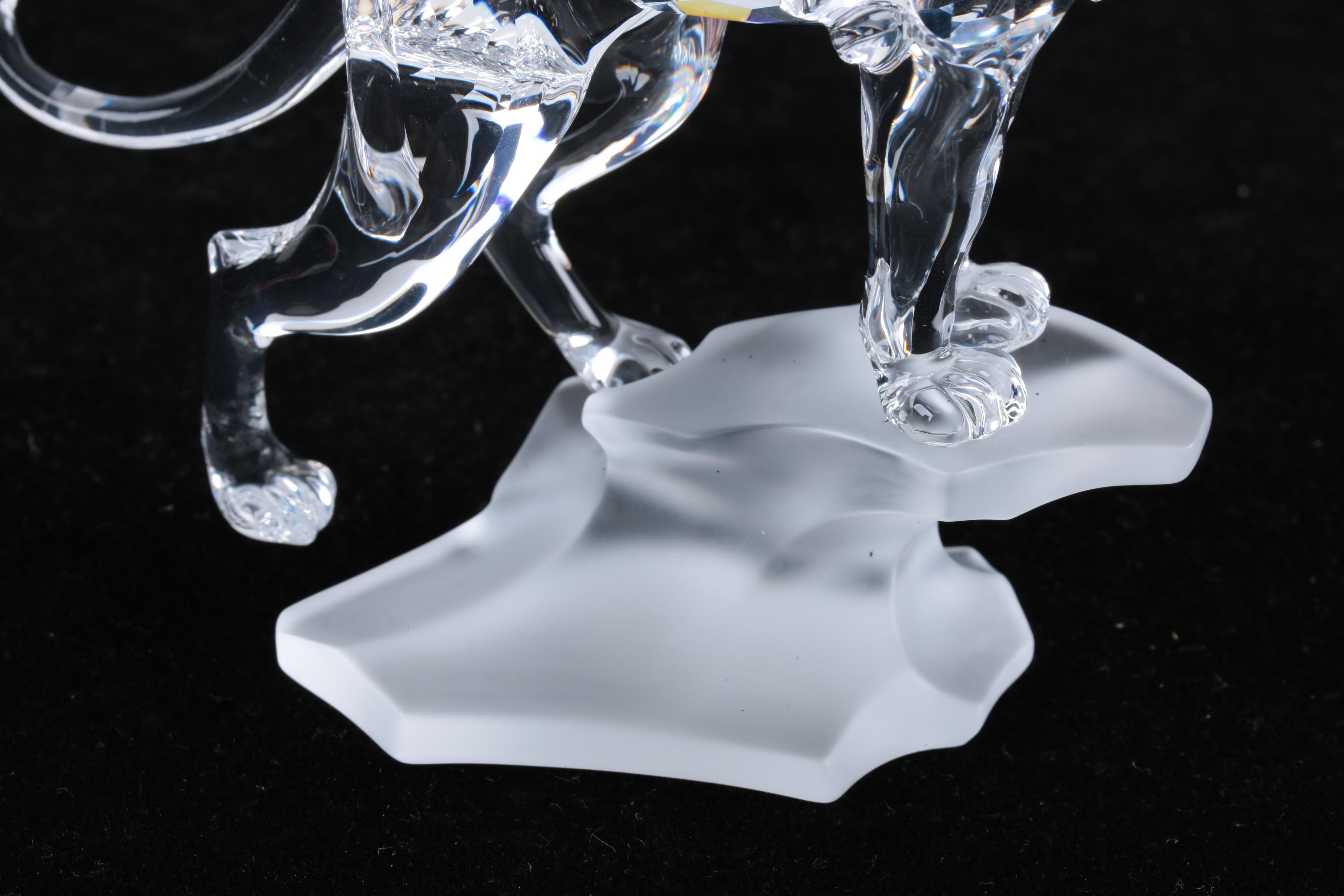 Swarovski Crystal "Lion" Figurine with Box