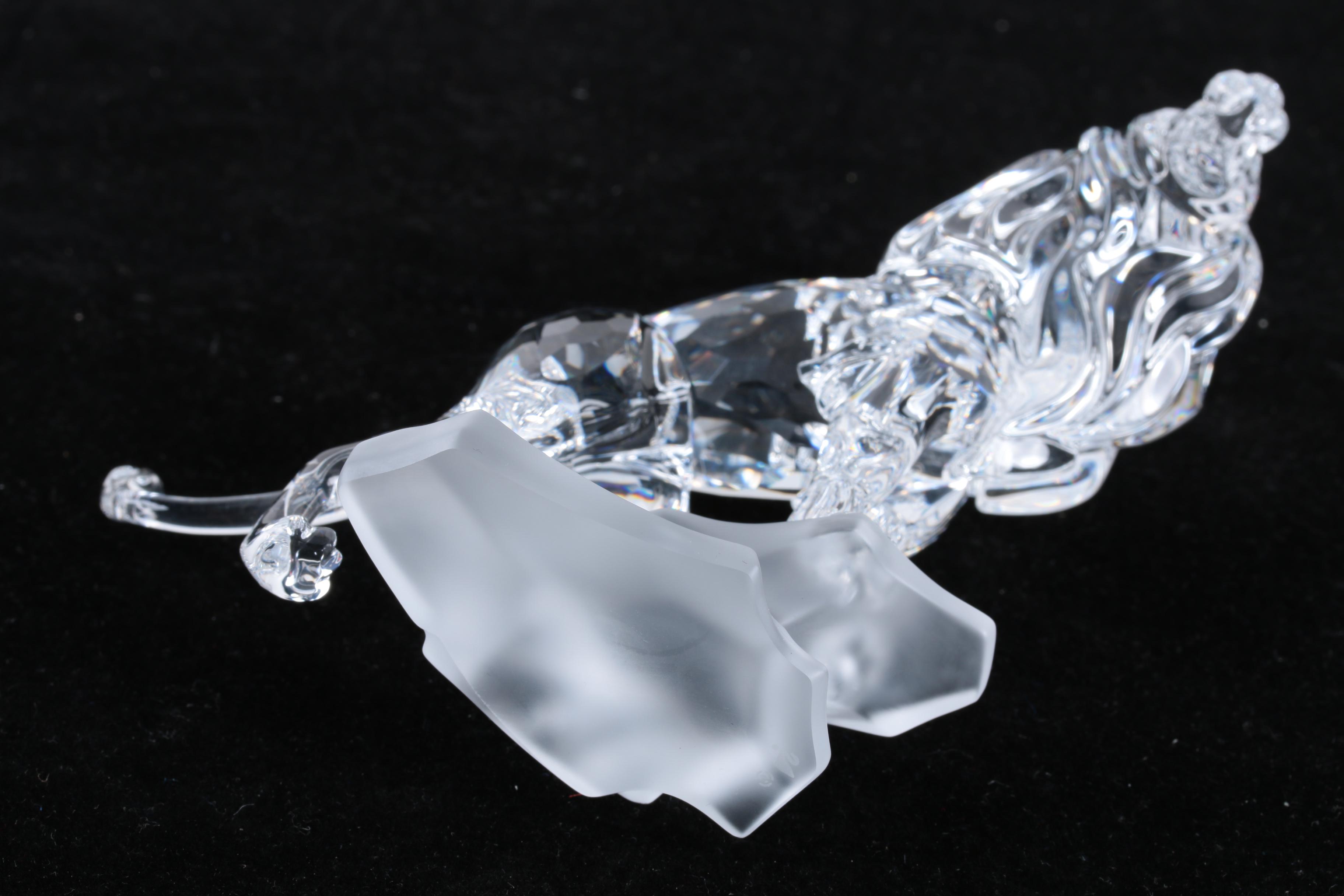 Swarovski Crystal "Lion" Figurine with Box