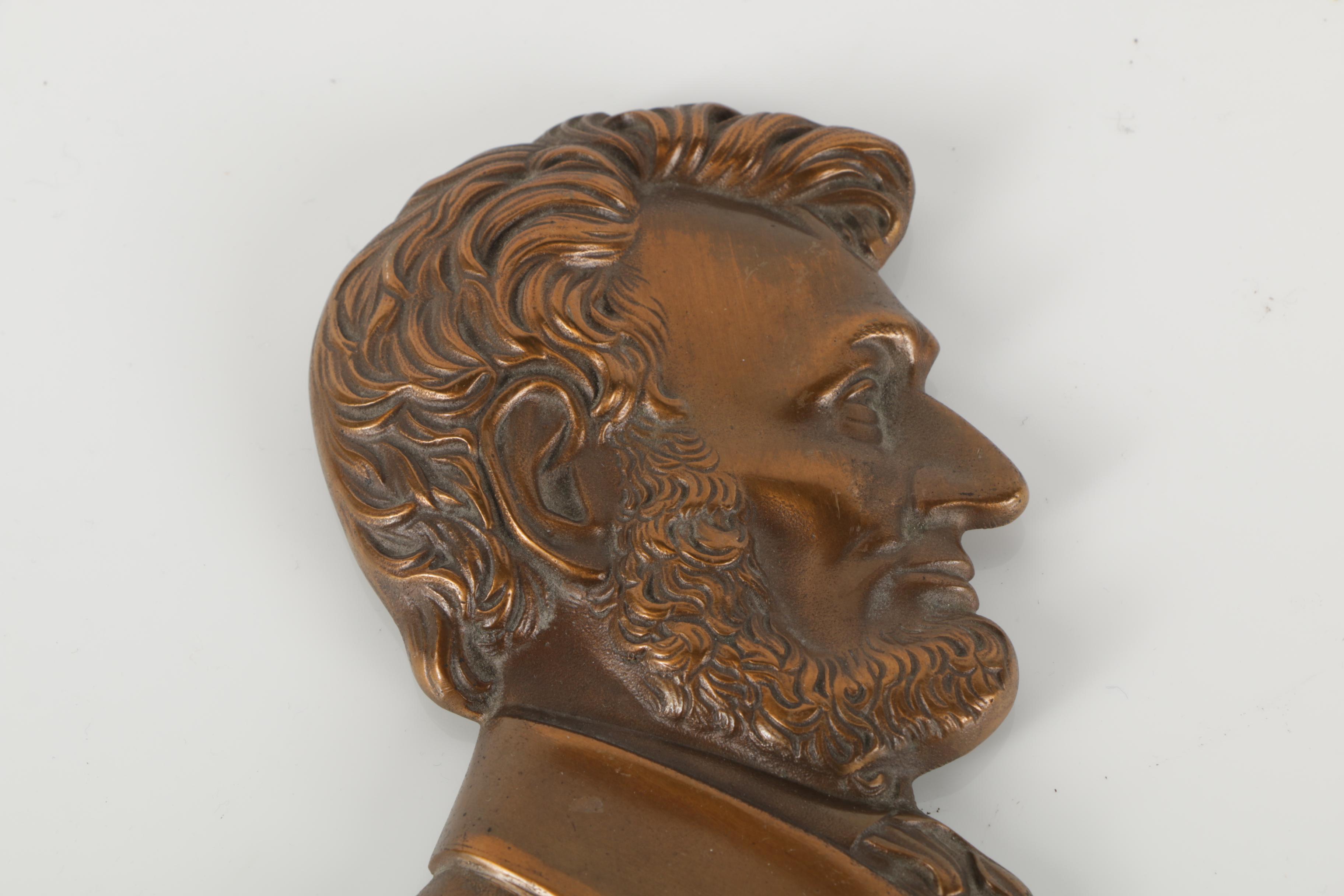 Brass Reliefs of Abraham Lincoln