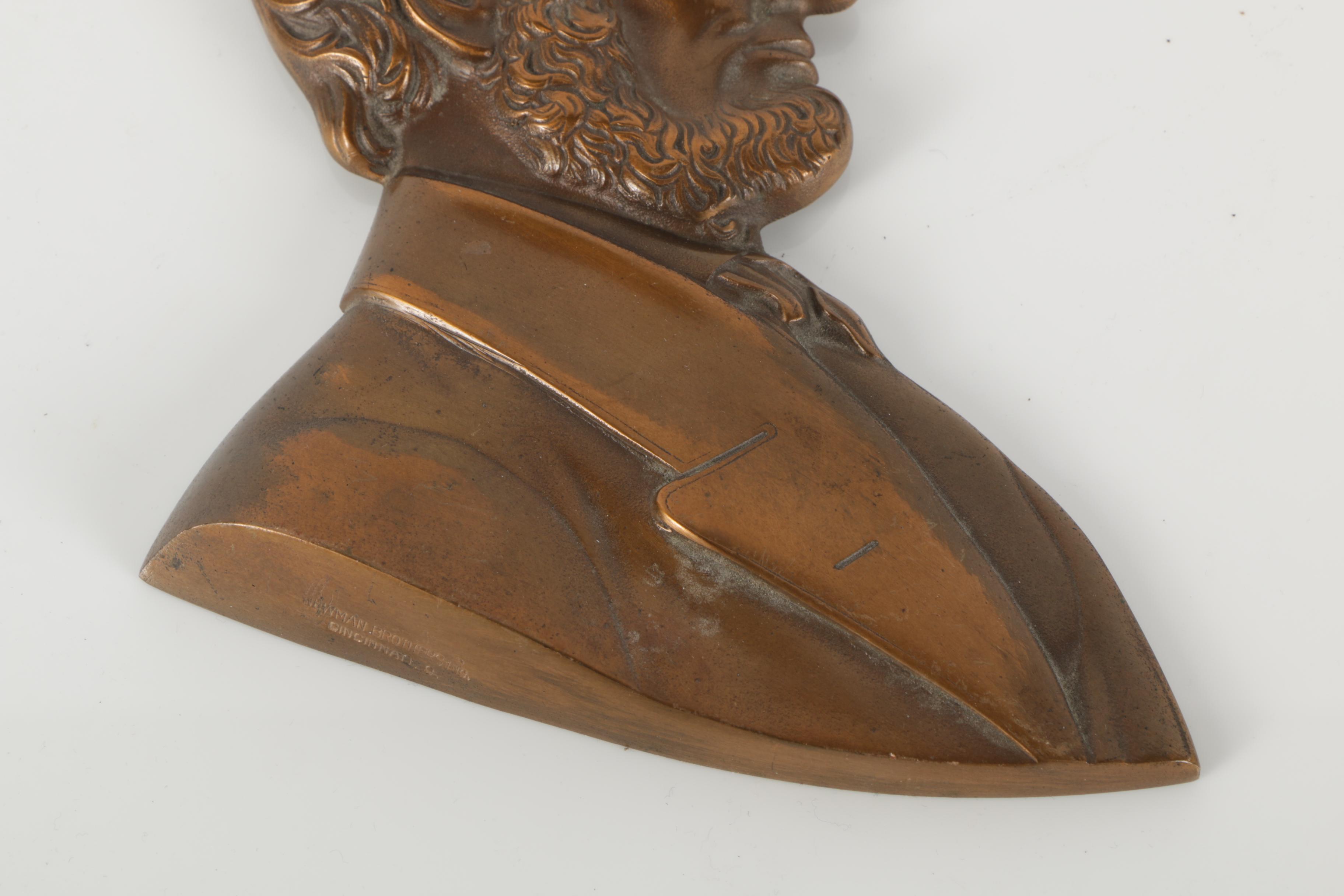 Brass Reliefs of Abraham Lincoln