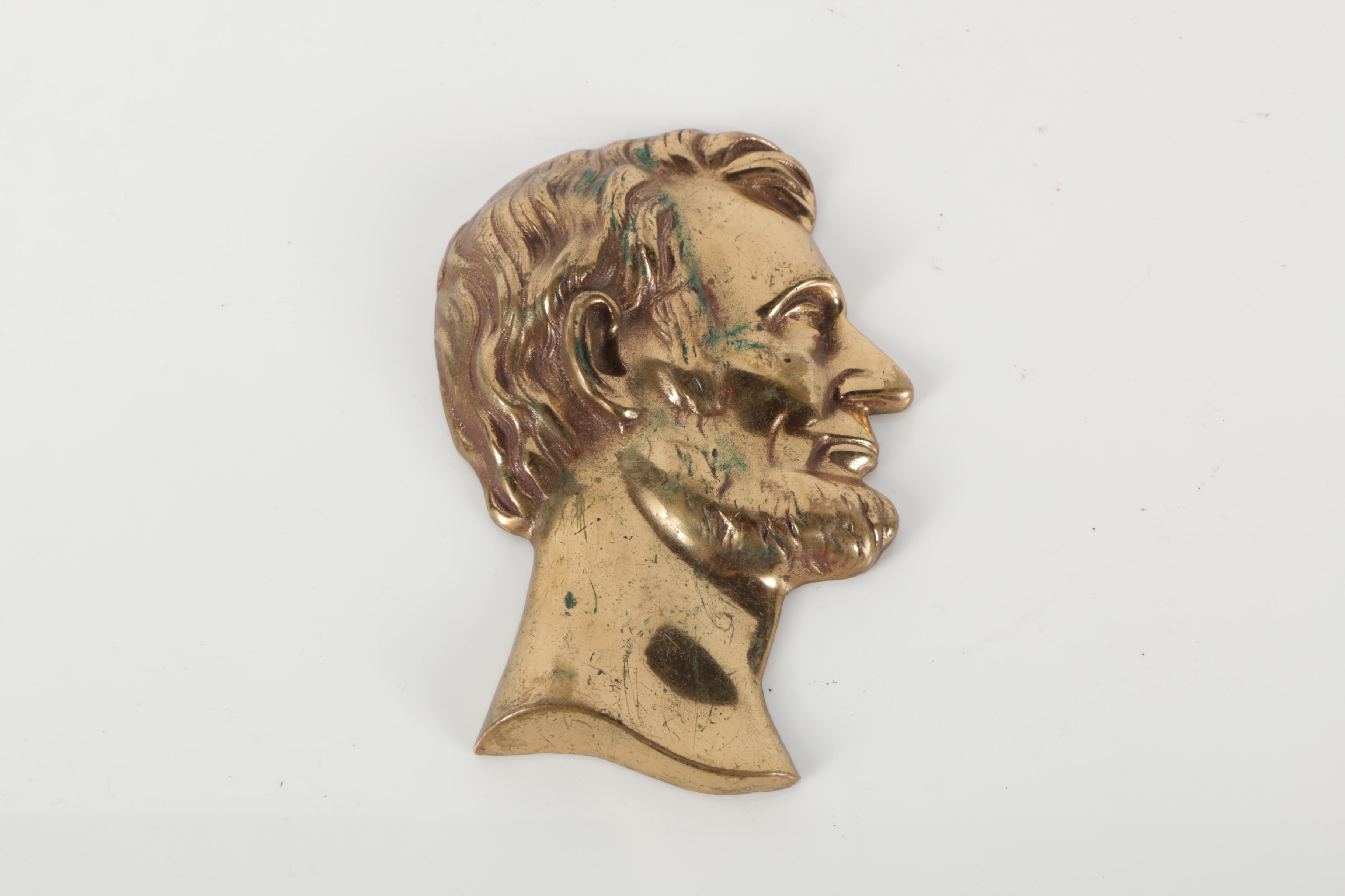 Brass Reliefs of Abraham Lincoln