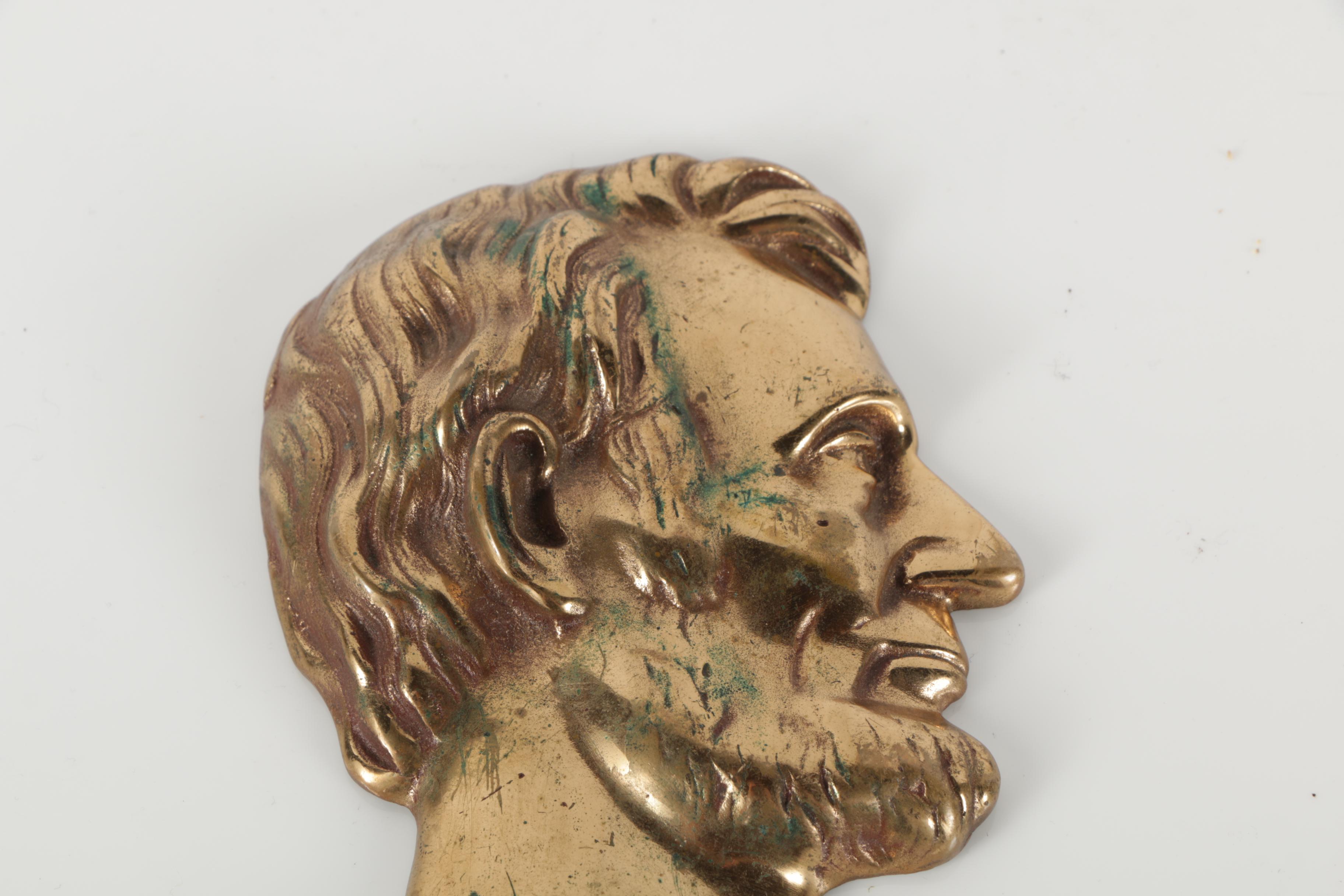 Brass Reliefs of Abraham Lincoln