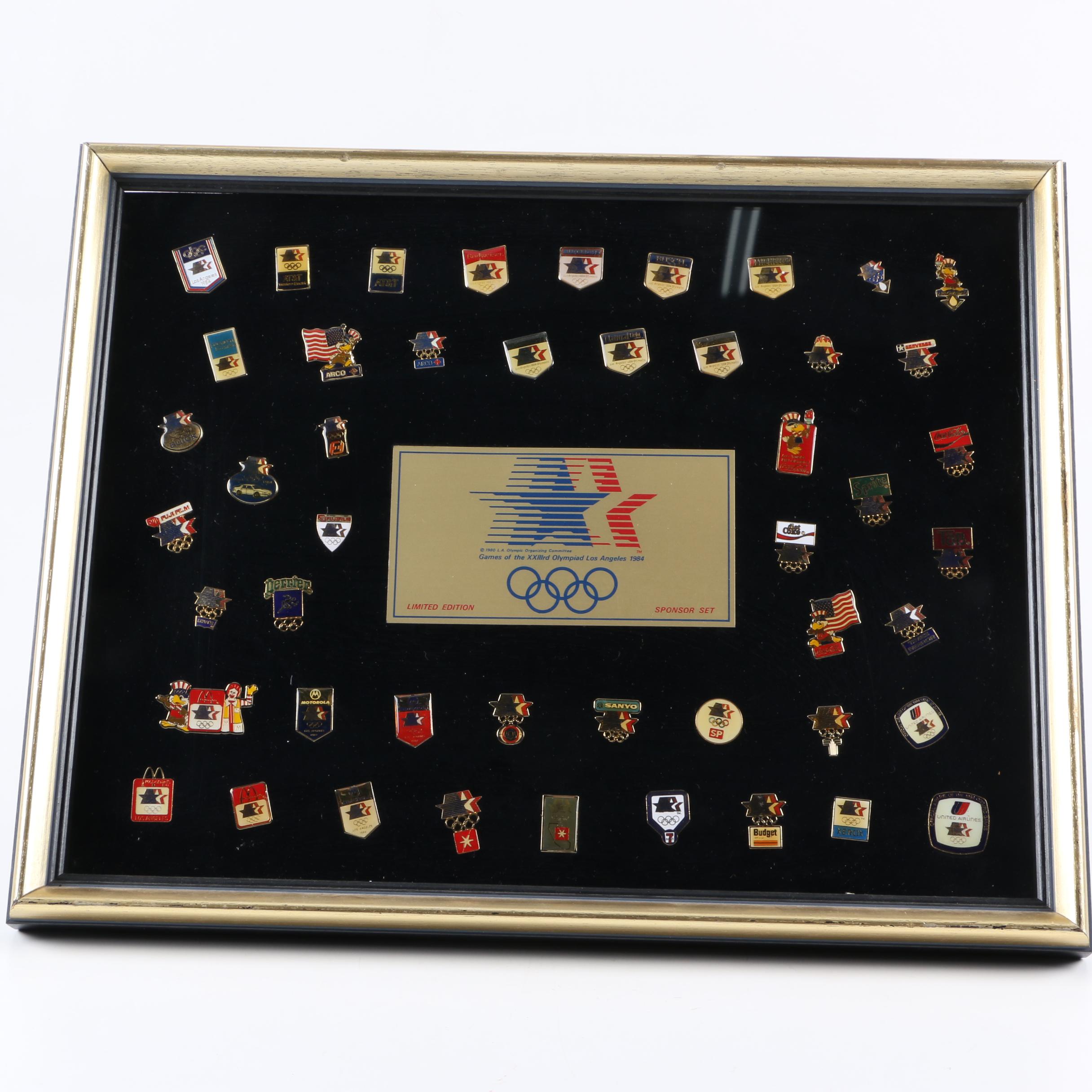 Limited Edition 1984 Summer Olympics Sponsor Pin Set
