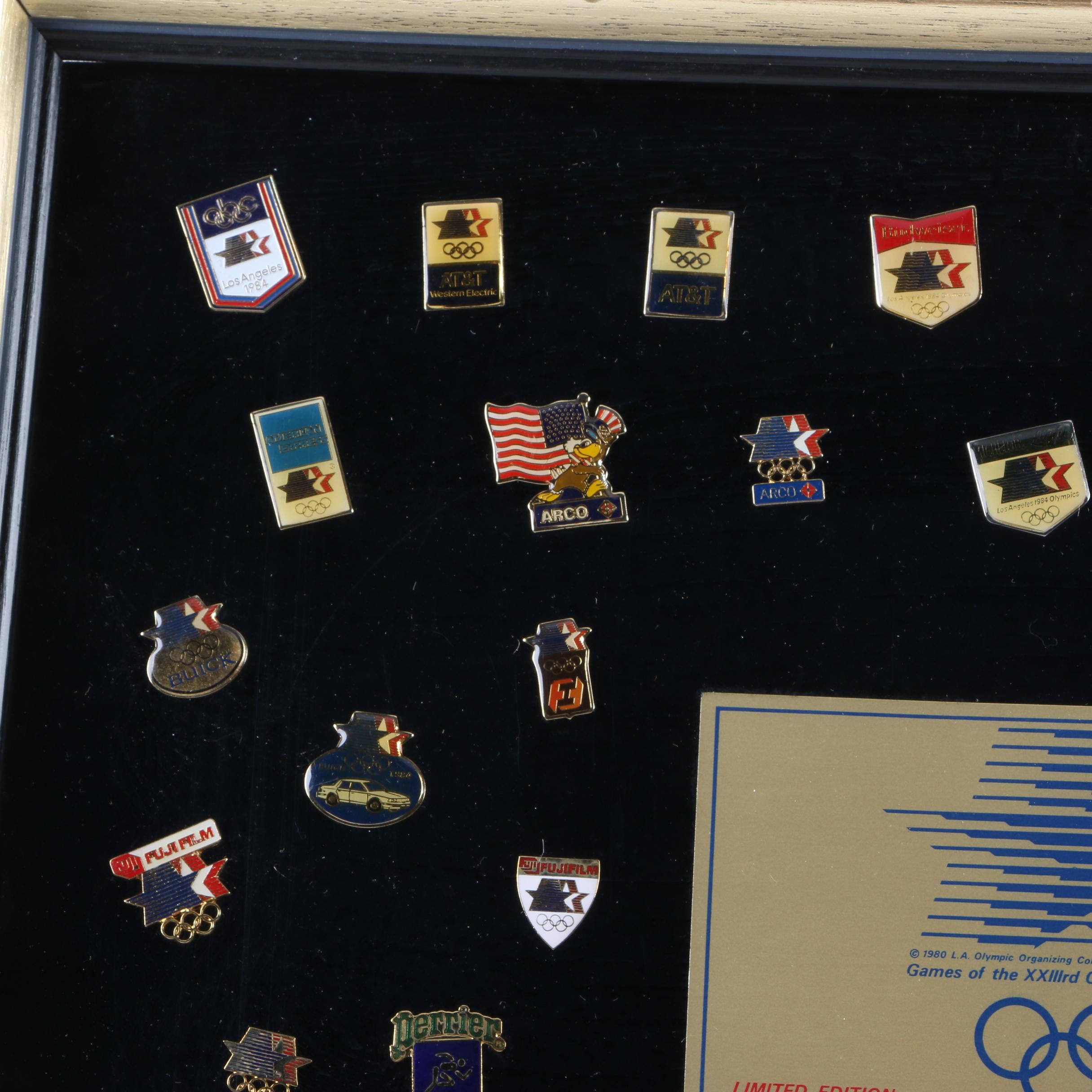 Limited Edition 1984 Summer Olympics Sponsor Pin Set