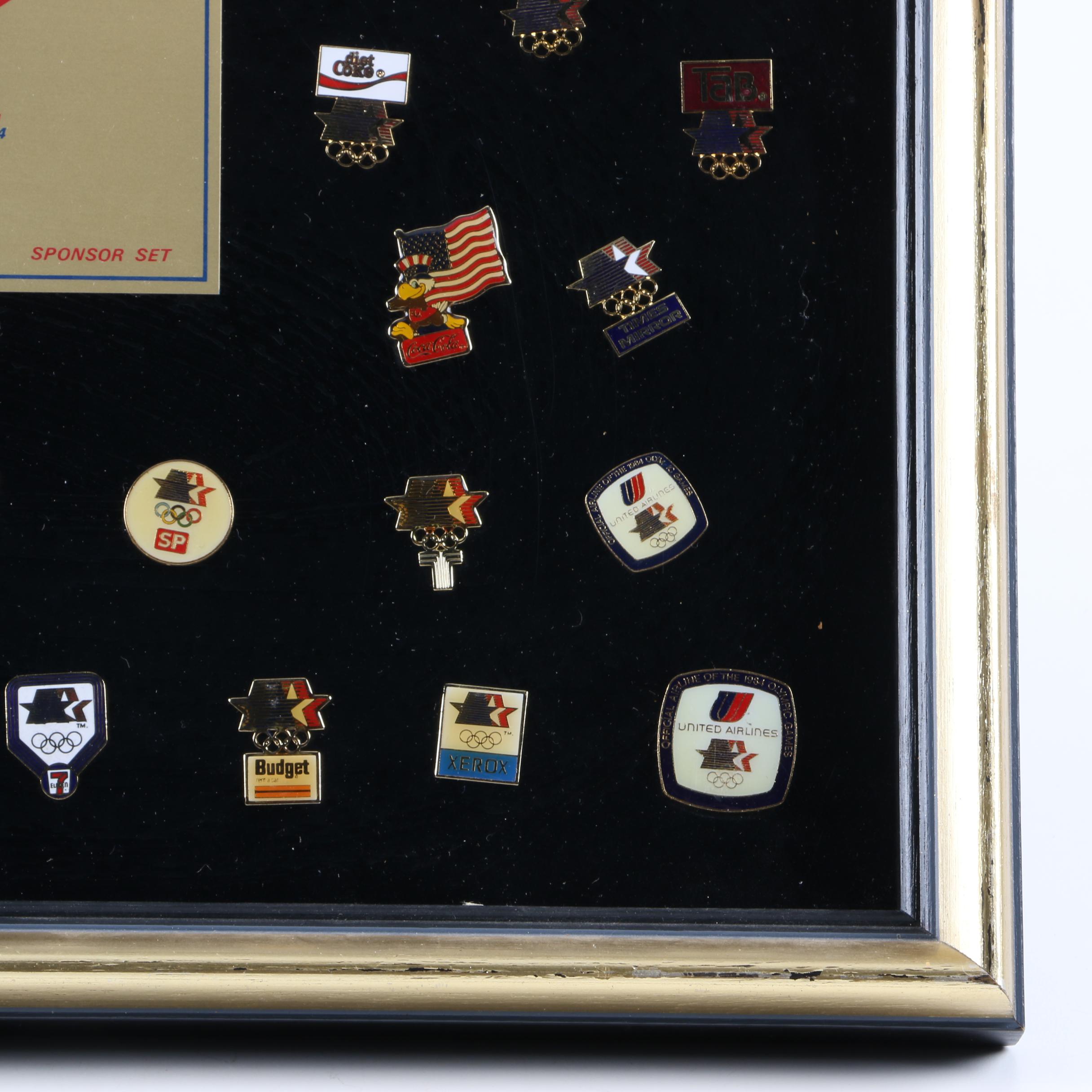 Limited Edition 1984 Summer Olympics Sponsor Pin Set