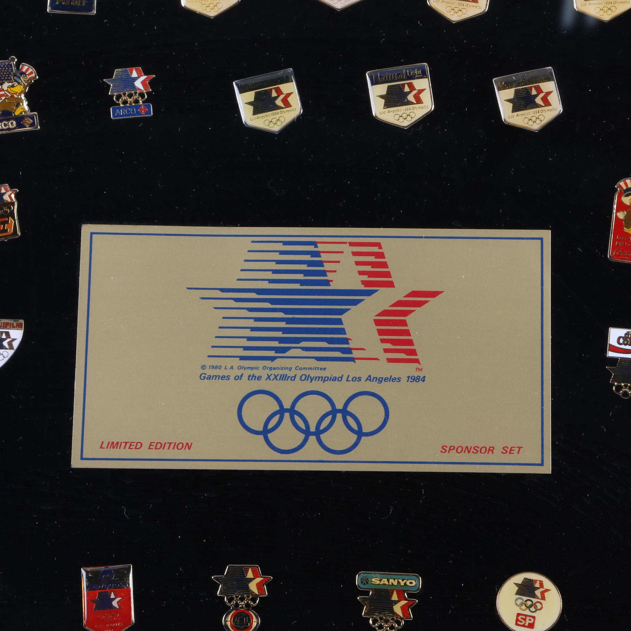 Limited Edition 1984 Summer Olympics Sponsor Pin Set