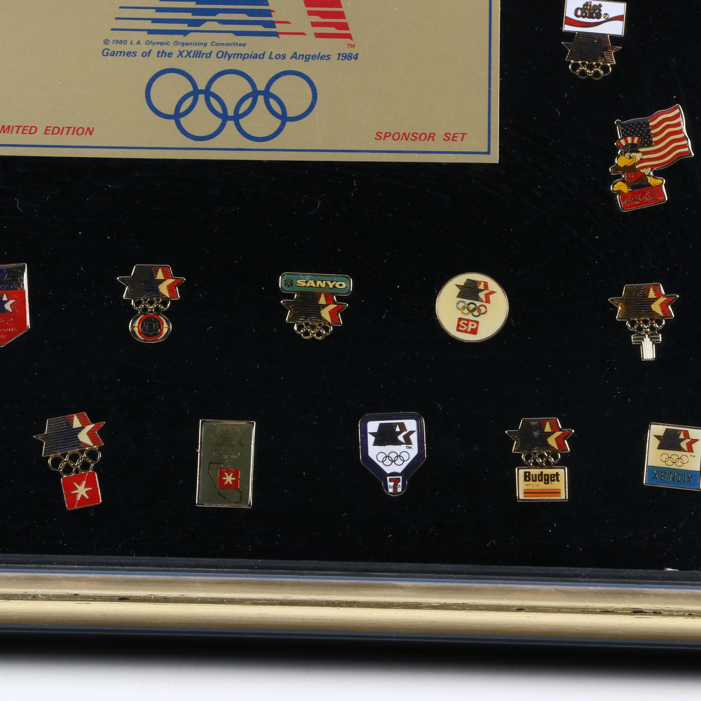 Limited Edition 1984 Summer Olympics Sponsor Pin Set
