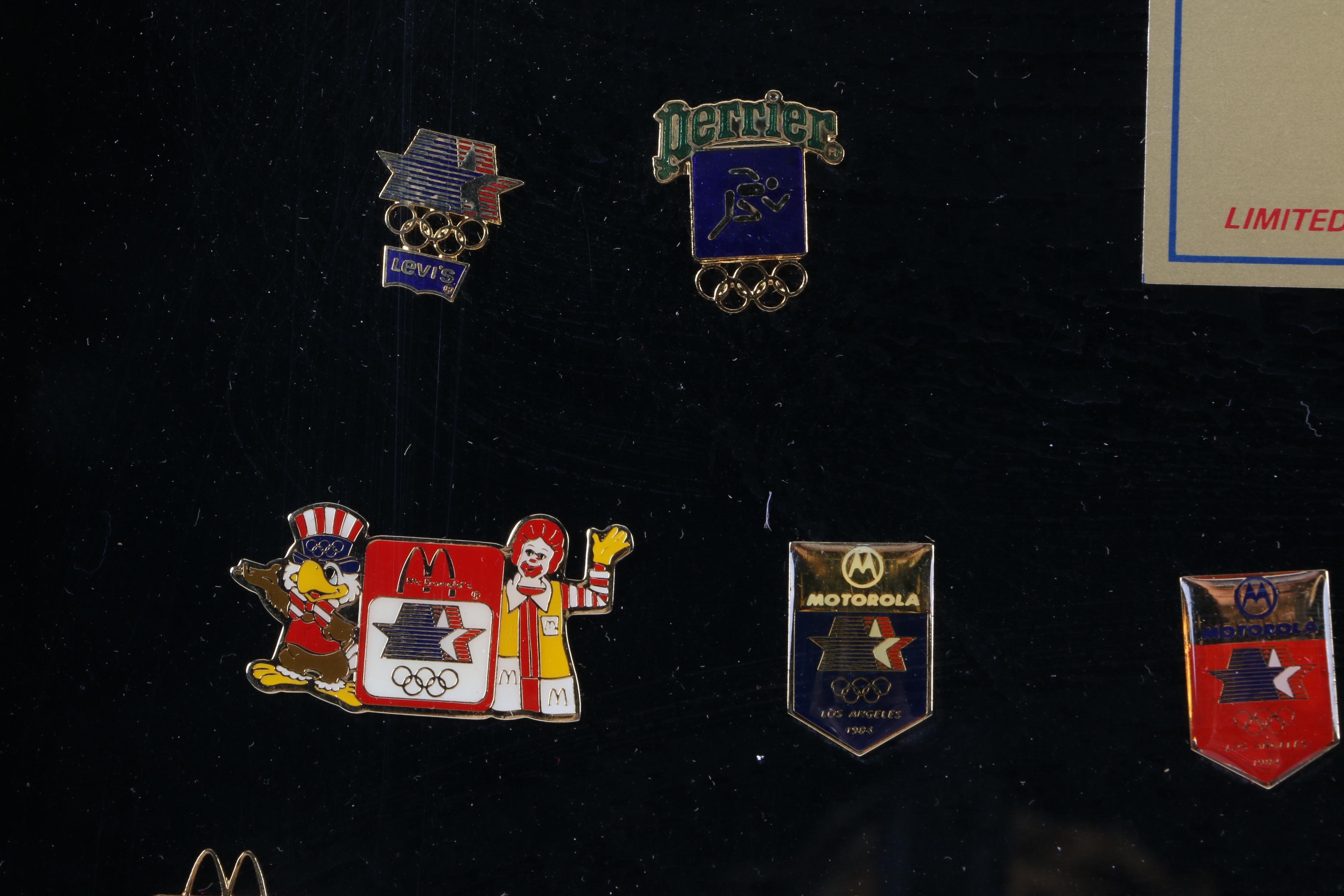 Limited Edition 1984 Summer Olympics Sponsor Pin Set