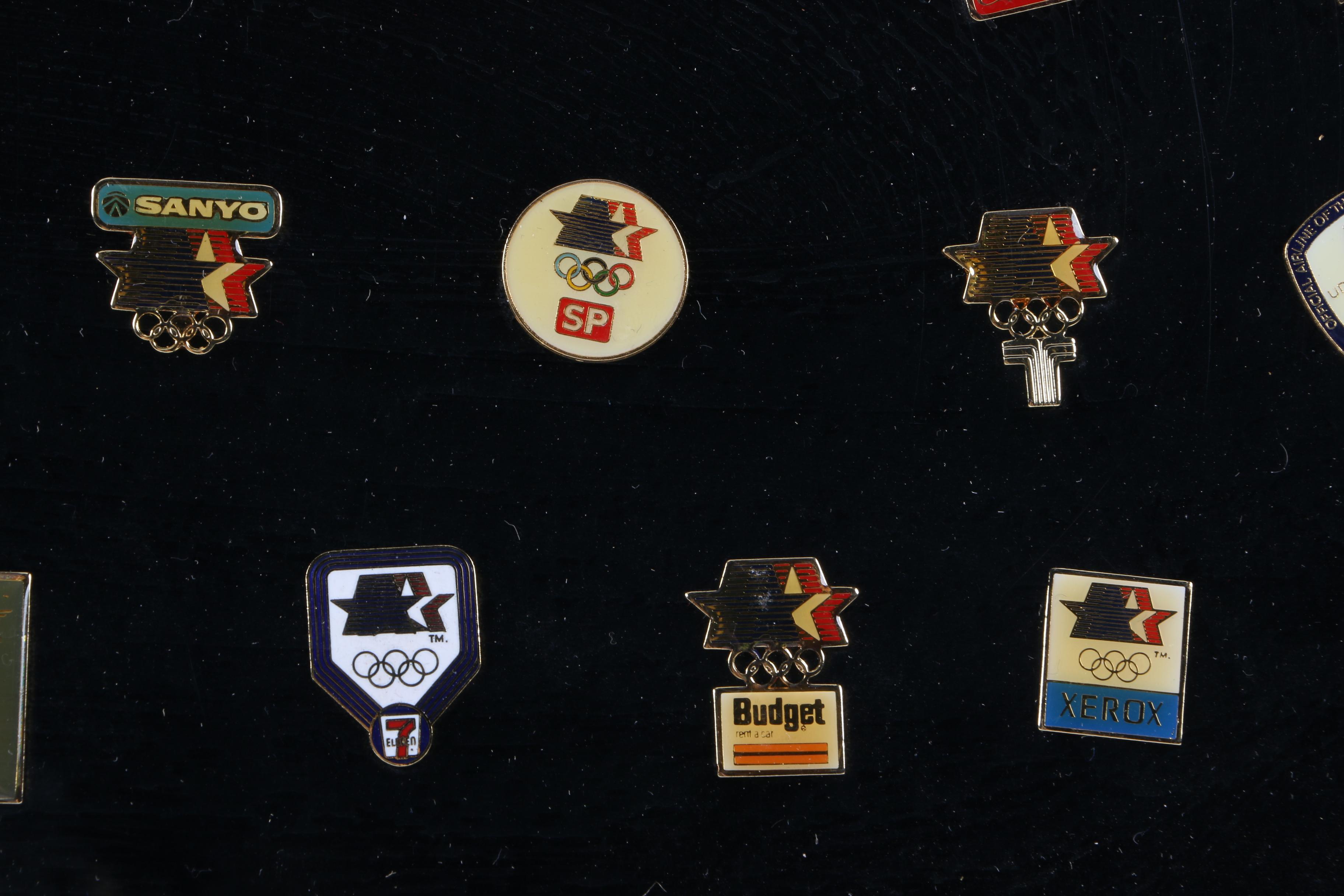Limited Edition 1984 Summer Olympics Sponsor Pin Set