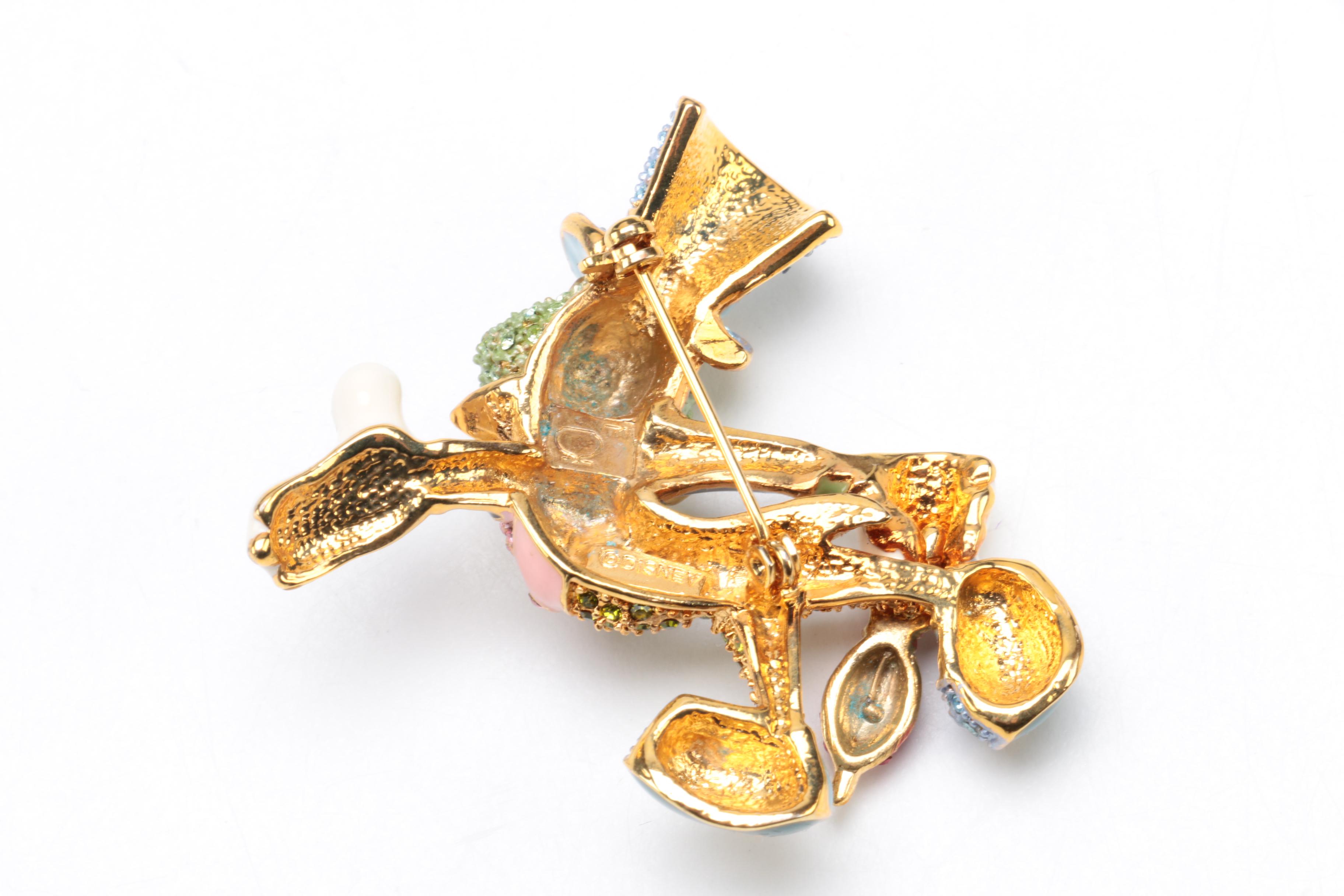 Arribas Brothers Limited Edition Jeweled Pinocchio and Jiminy Cricket Figurines